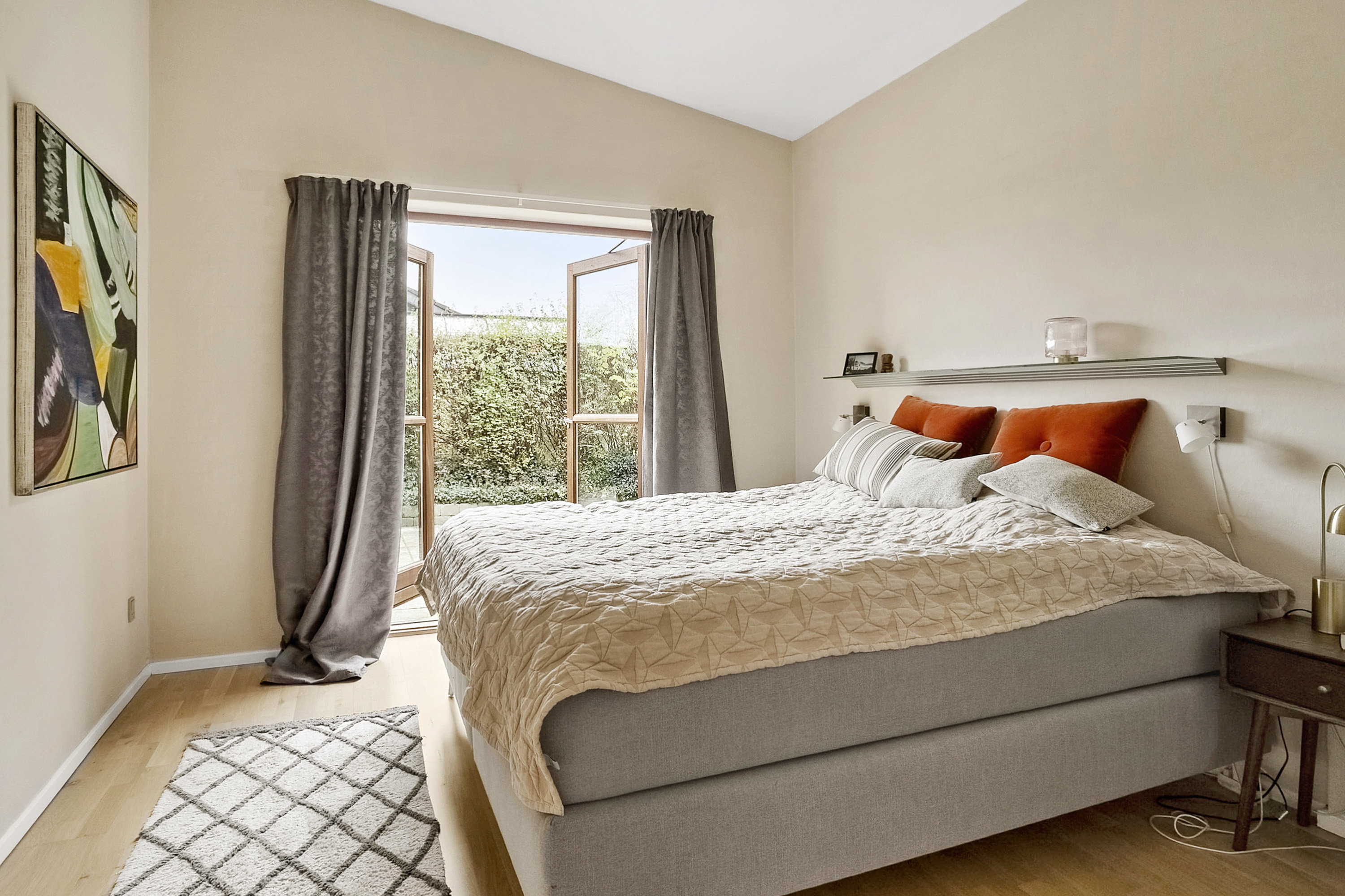 Fremhævet soveværelse billede i fuldskærmstilstand. Billede af Hovmarksvej 75, 8700 Horsens