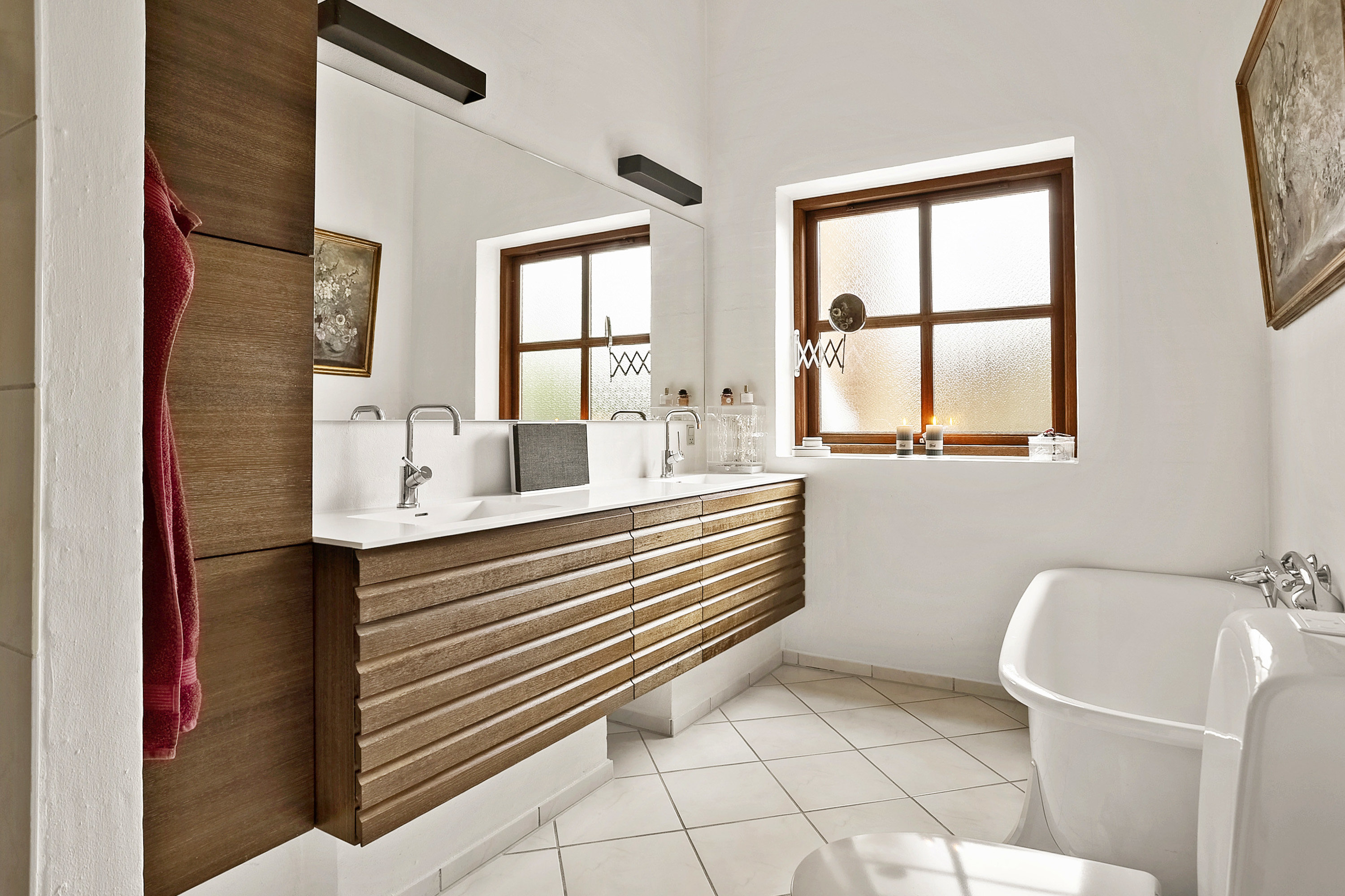 Fremhævet badeværelse billede i fuldskærmstilstand. Billede af Hovmarksvej 75, 8700 Horsens