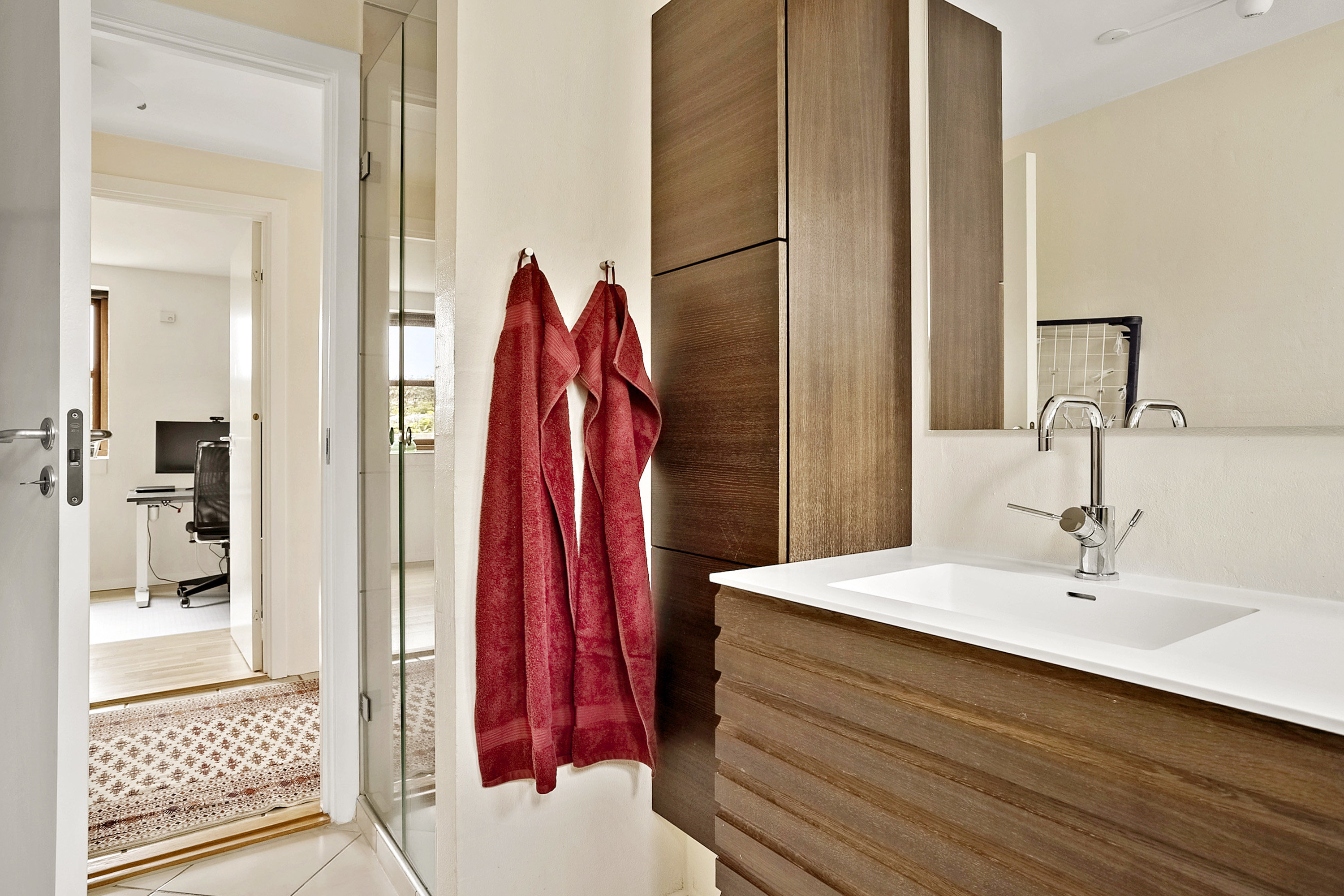 Fremhævet badeværelse billede i fuldskærmstilstand. Billede af Hovmarksvej 75, 8700 Horsens