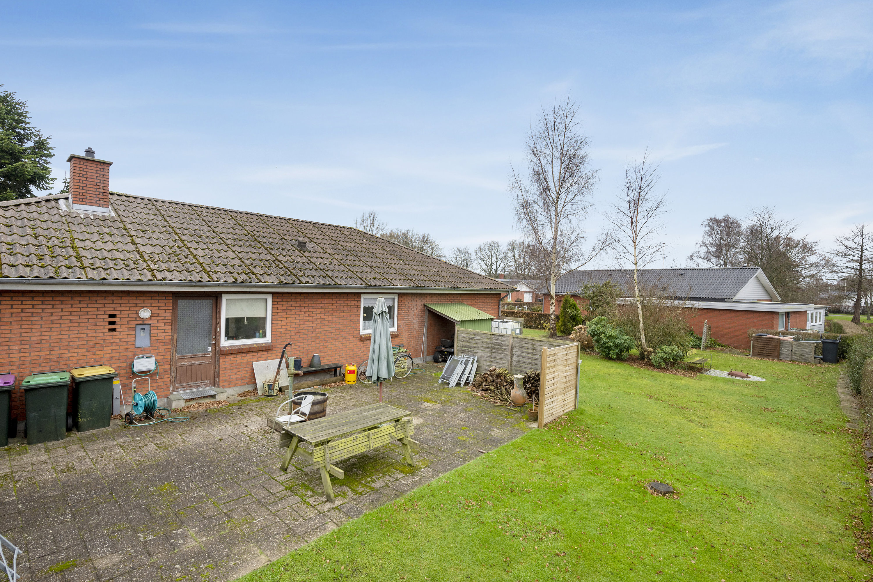 Fremhævet terrasse billede i fuldskærmstilstand. Billede af Kærvej 38, Jejsing, 6270 Tønder