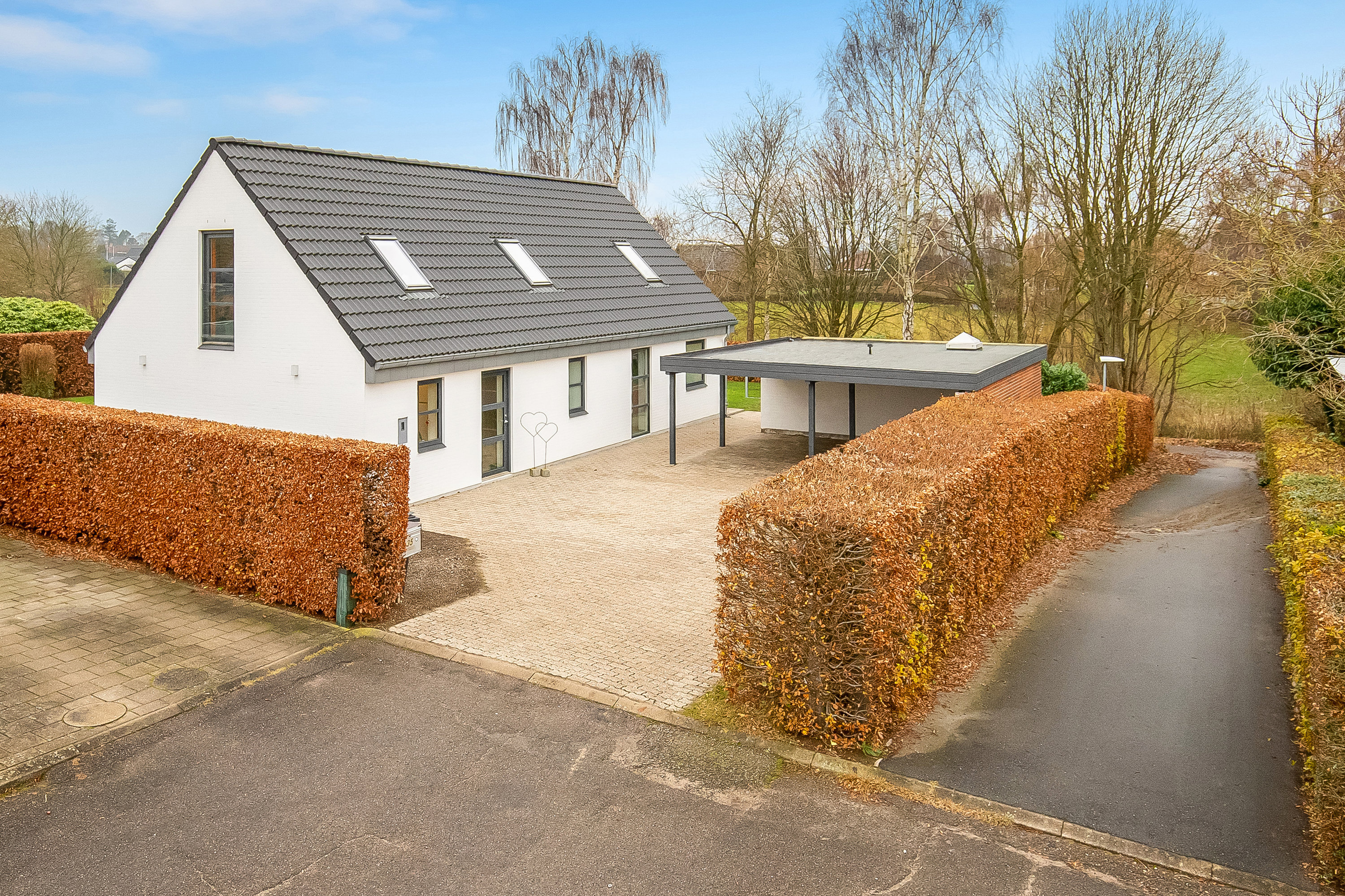 Fremhævet mastefoto billede i fuldskærmstilstand. Billede af Borggårdsparken 35, 7080 Børkop