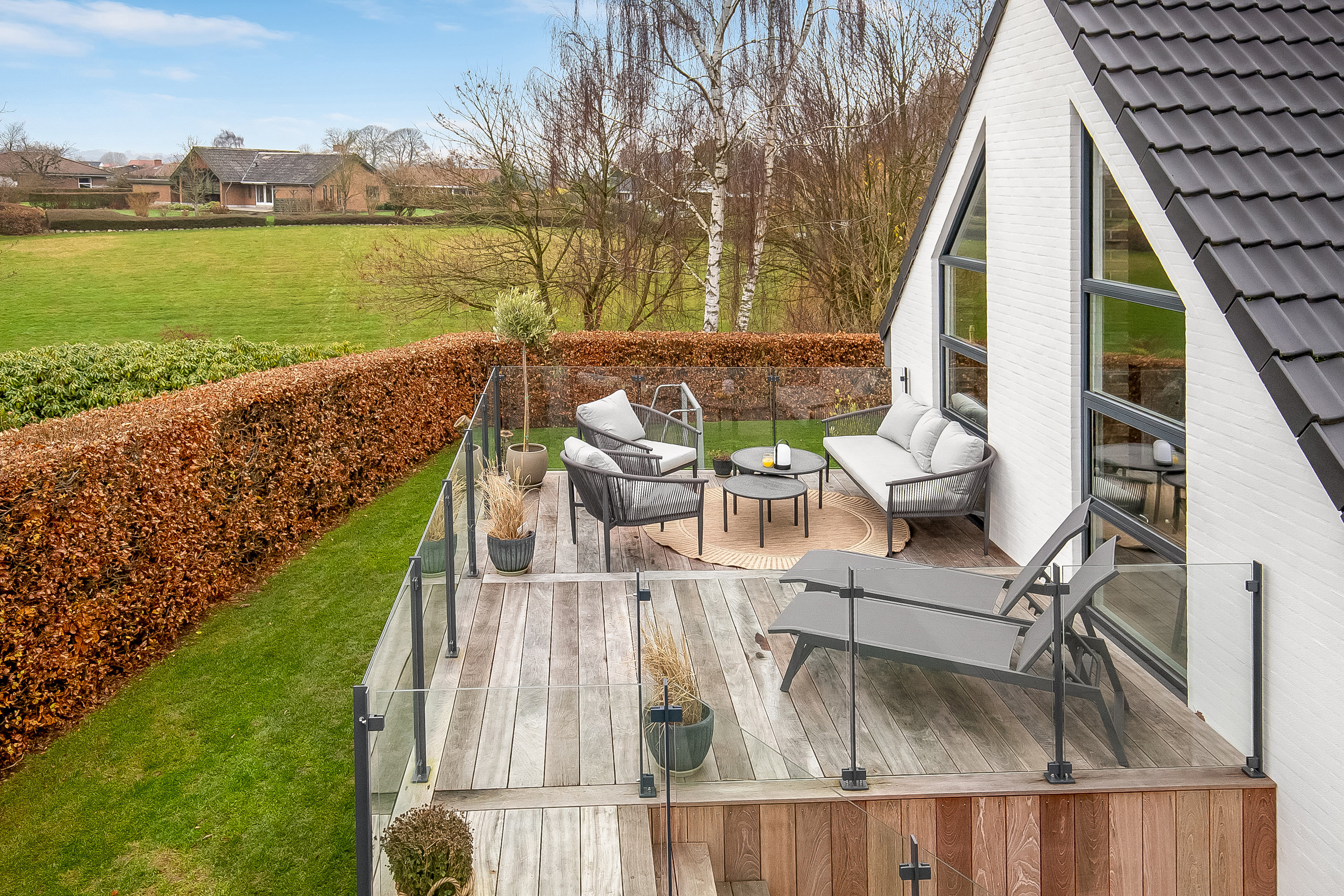 Fremhævet mastefoto billede i fuldskærmstilstand. Billede af Borggårdsparken 35, 7080 Børkop