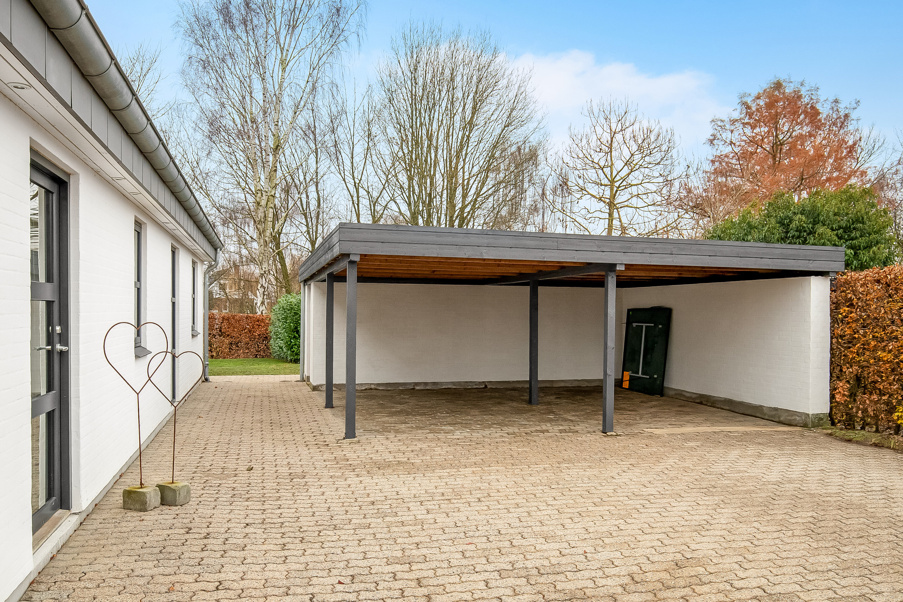 Fremhævet carport billede i fuldskærmstilstand. Billede af Borggårdsparken 35, 7080 Børkop