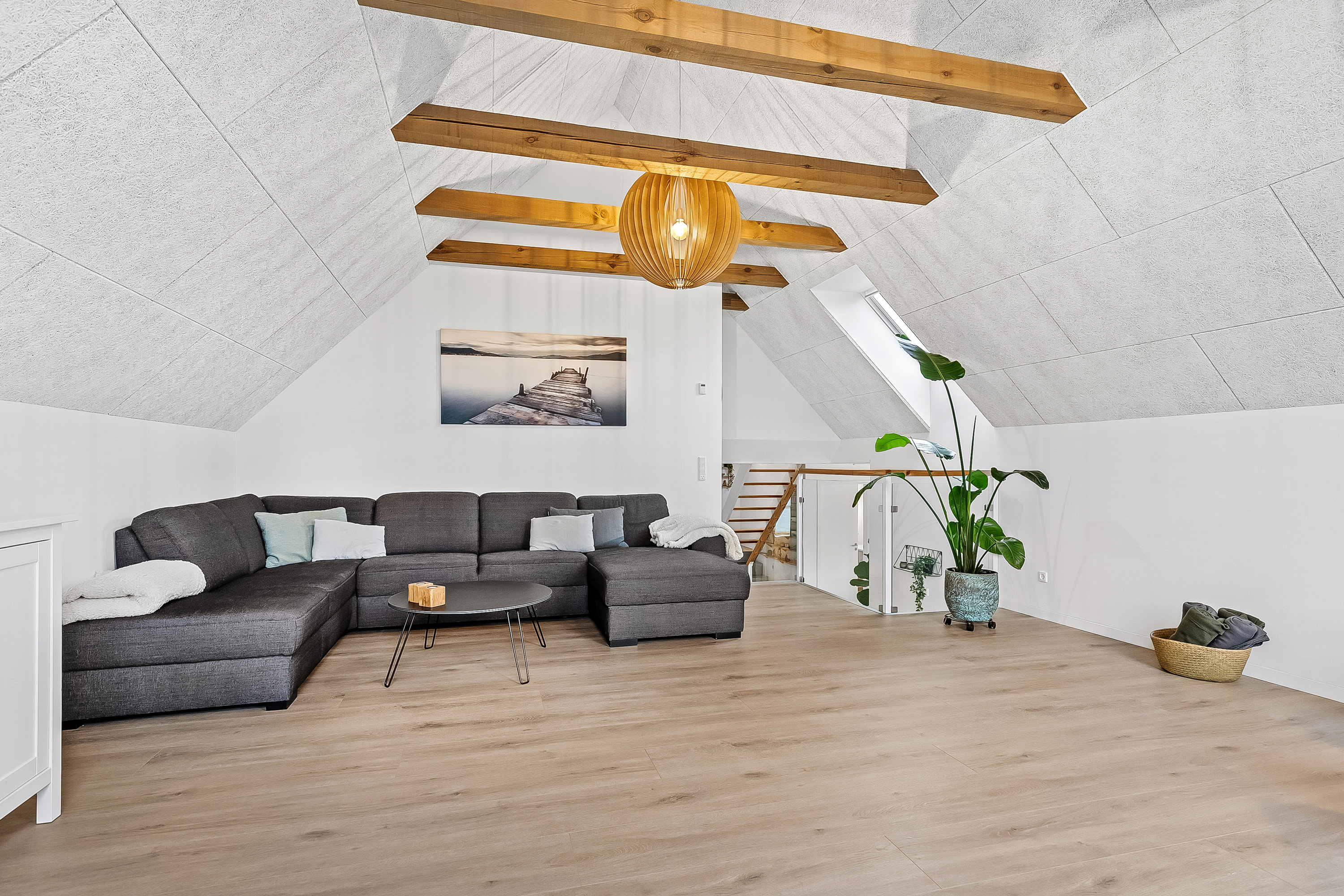 Fremhævet stue billede i fuldskærmstilstand. Billede af Borggårdsparken 35, 7080 Børkop