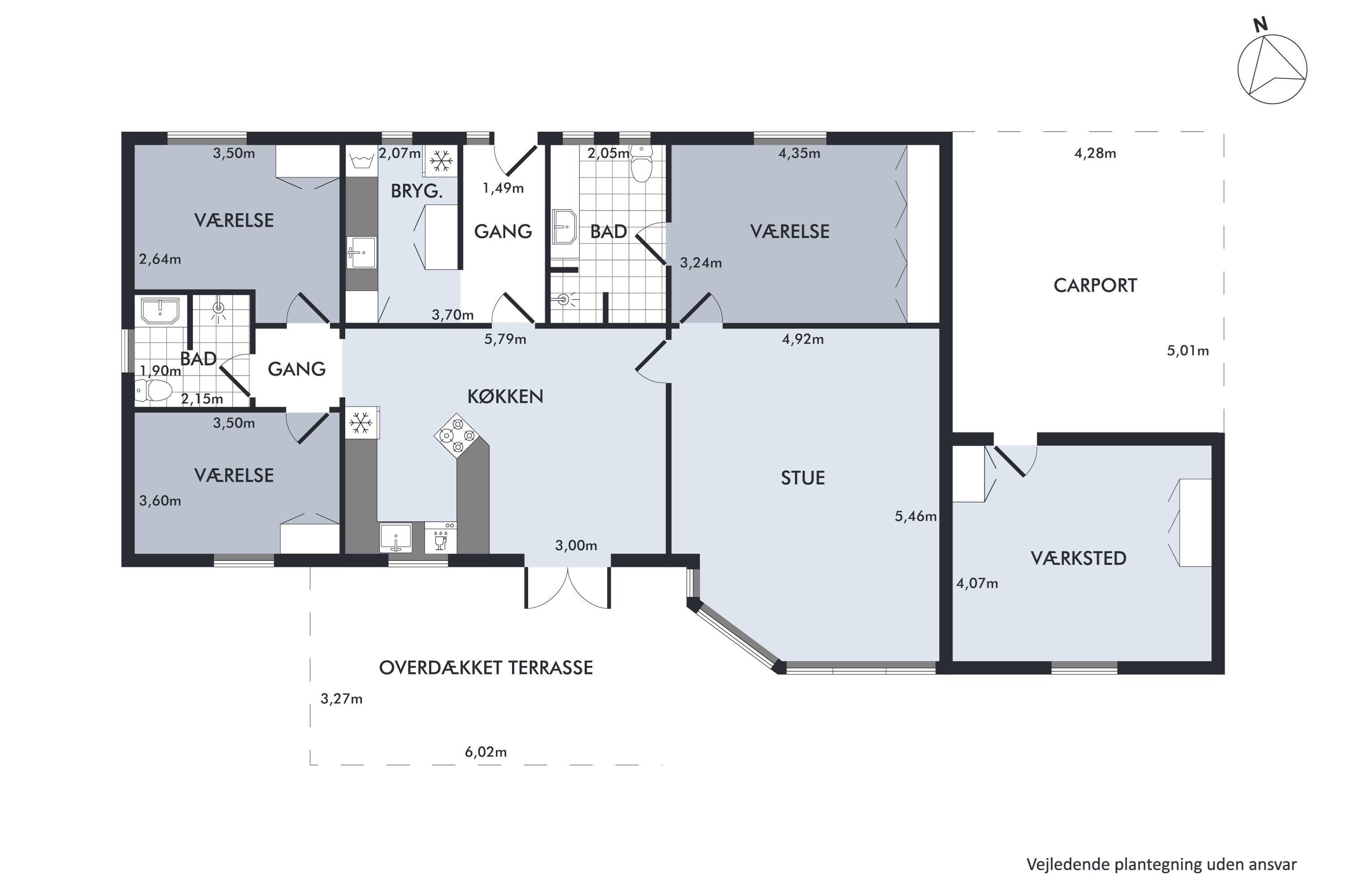 Plantegninger billede af Mejeritoften 17, Blans, 6400 Sønderborg