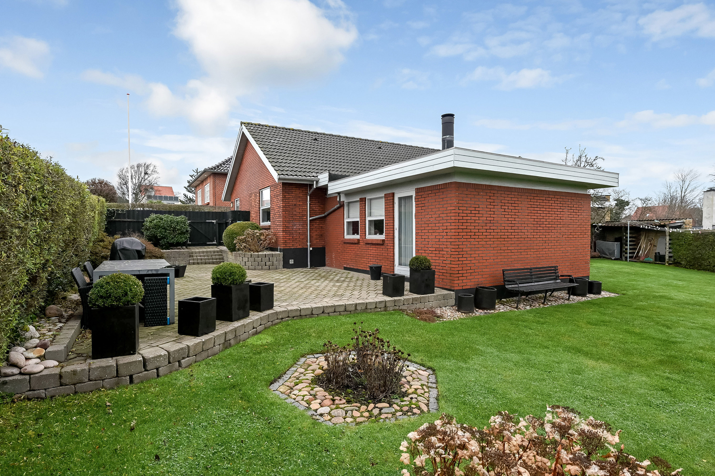 Fremhævet terrasse billede i fuldskærmstilstand. Billede af Ingemanns Alle 151, 6700 Esbjerg