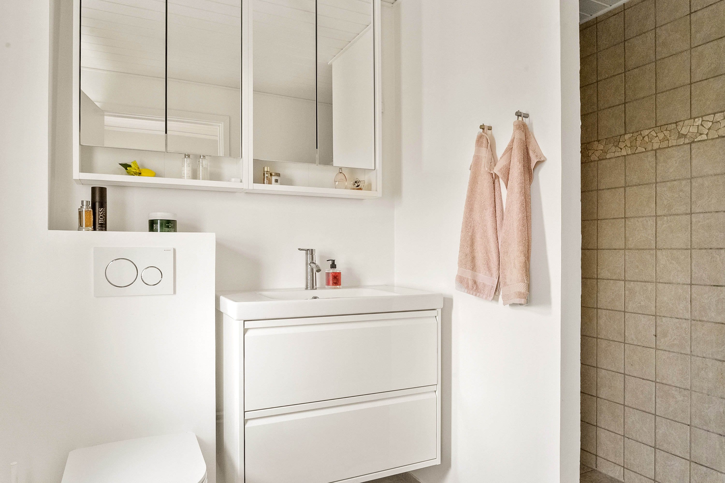 Fremhævet badeværelse billede i fuldskærmstilstand. Billede af Søndervangen 13, Korning, 8700 Horsens