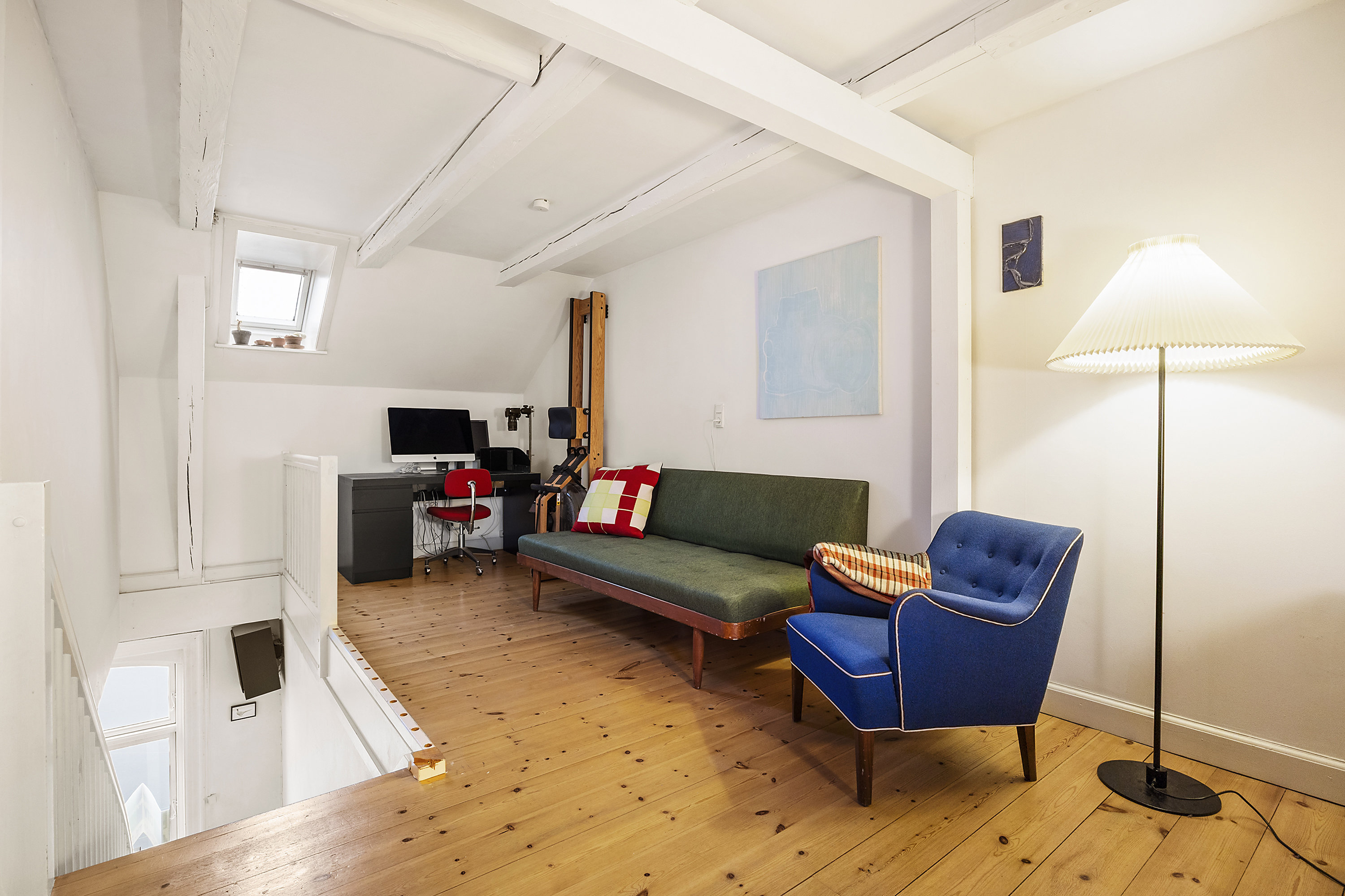 Fremhævet stue billede i fuldskærmstilstand. Billede af Nørre Søgade 45, 4. th., 1370 København K