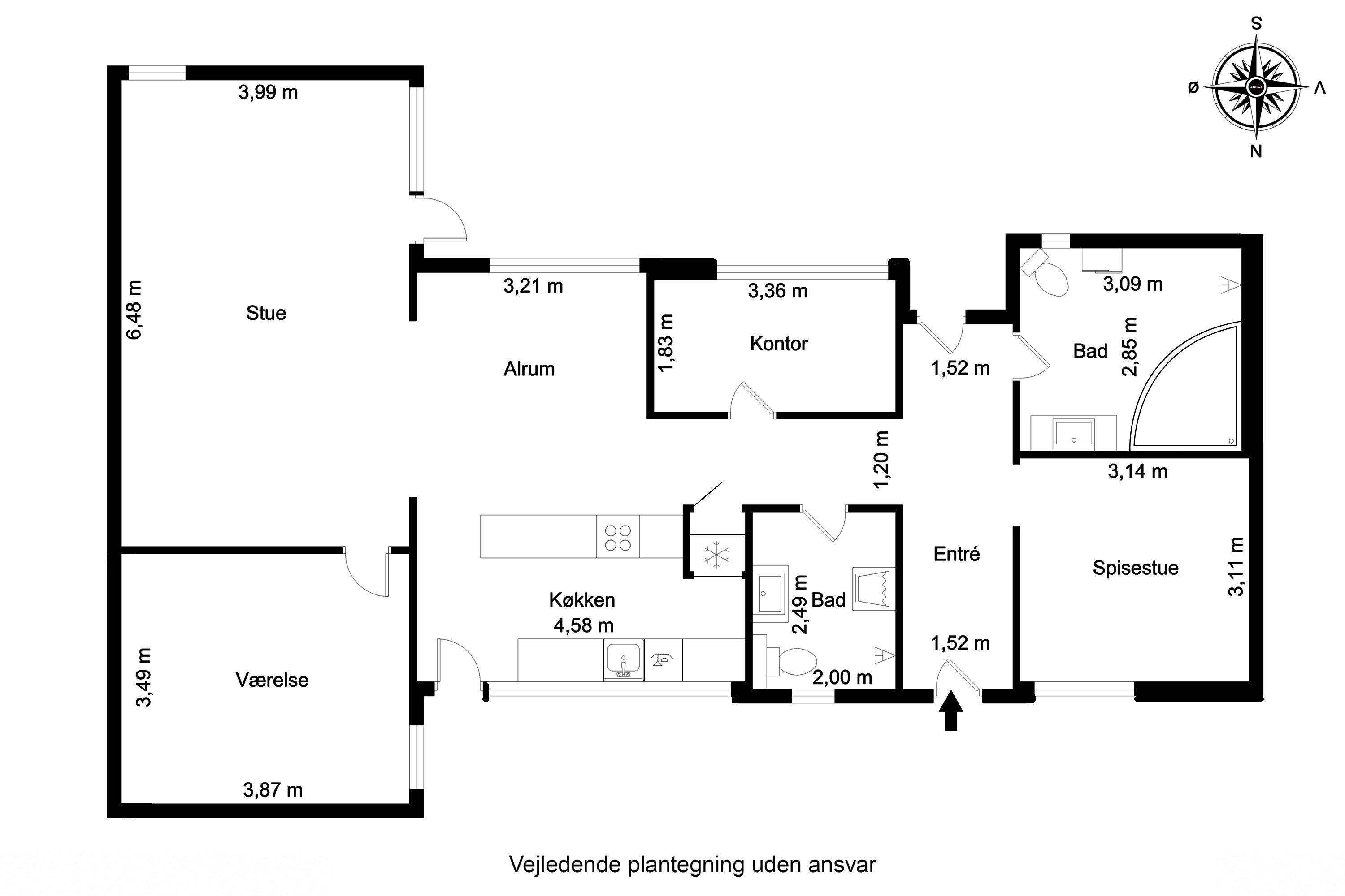 Plantegninger billede af Marthavænget 10, Næsby, 5270 Odense N