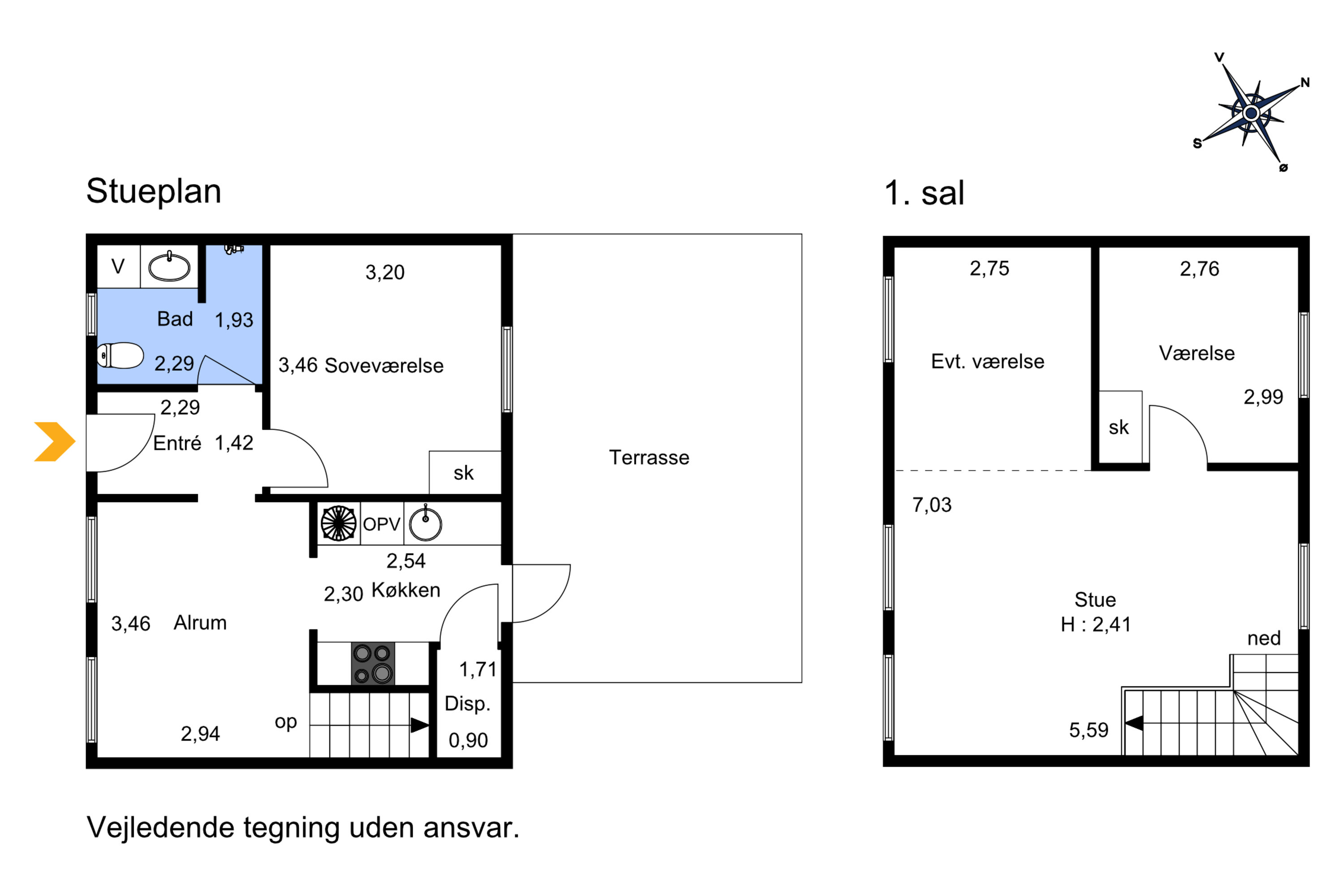 Plantegninger billede af Thorsgade 3, 8700 Horsens