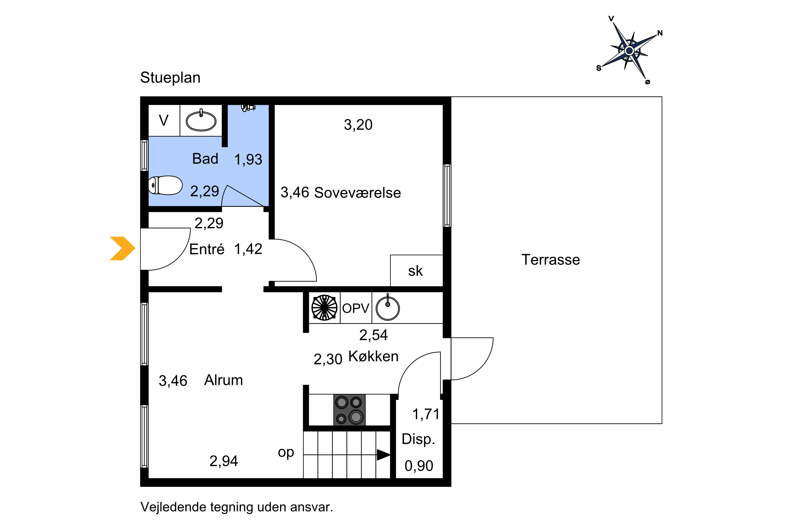 Plantegninger billede af Thorsgade 3, 8700 Horsens