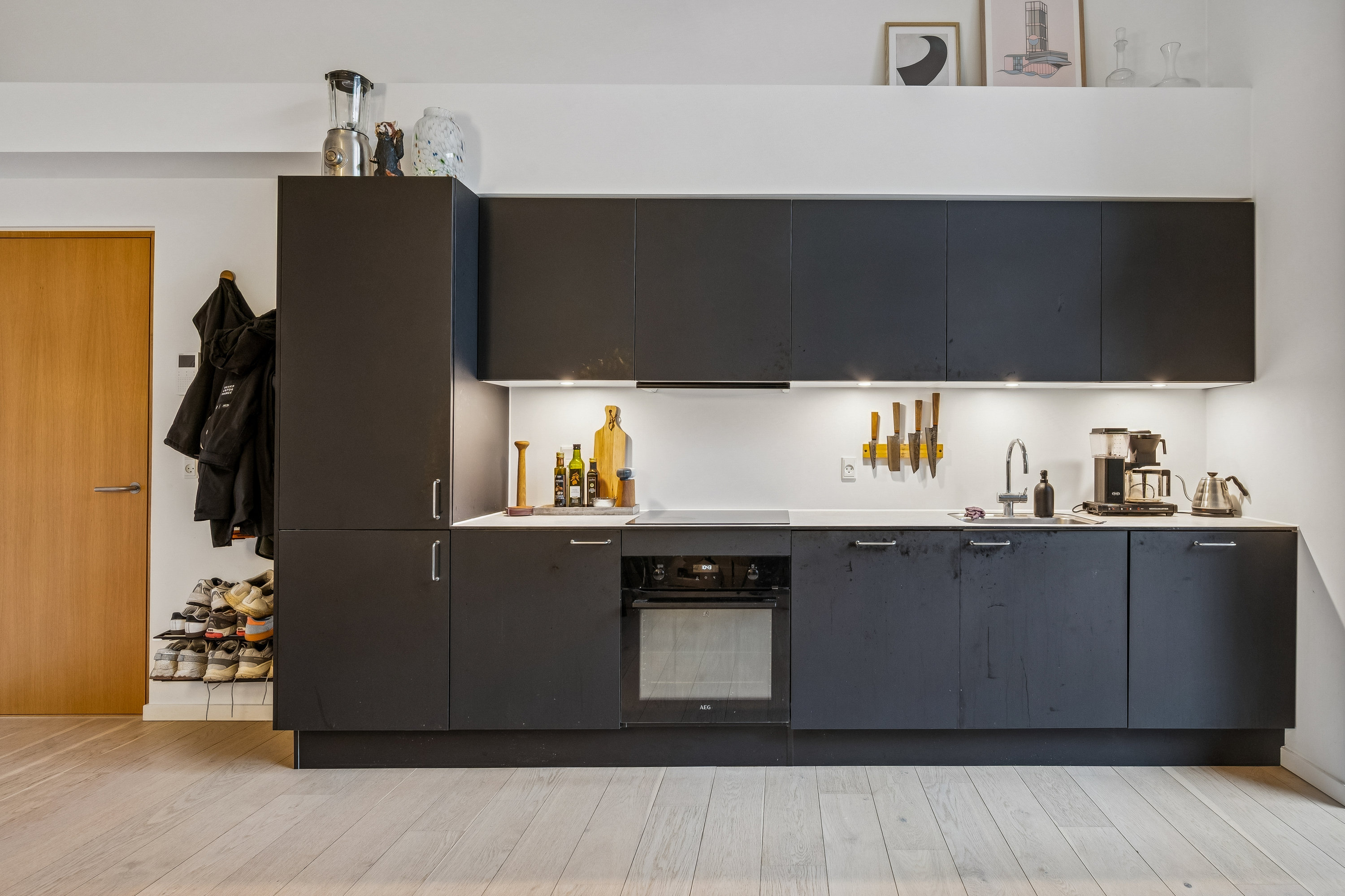 Fremhævet køkken billede i fuldskærmstilstand. Billede af Irma Pedersens Gade 154, st.. 3., 8000 Aarhus C