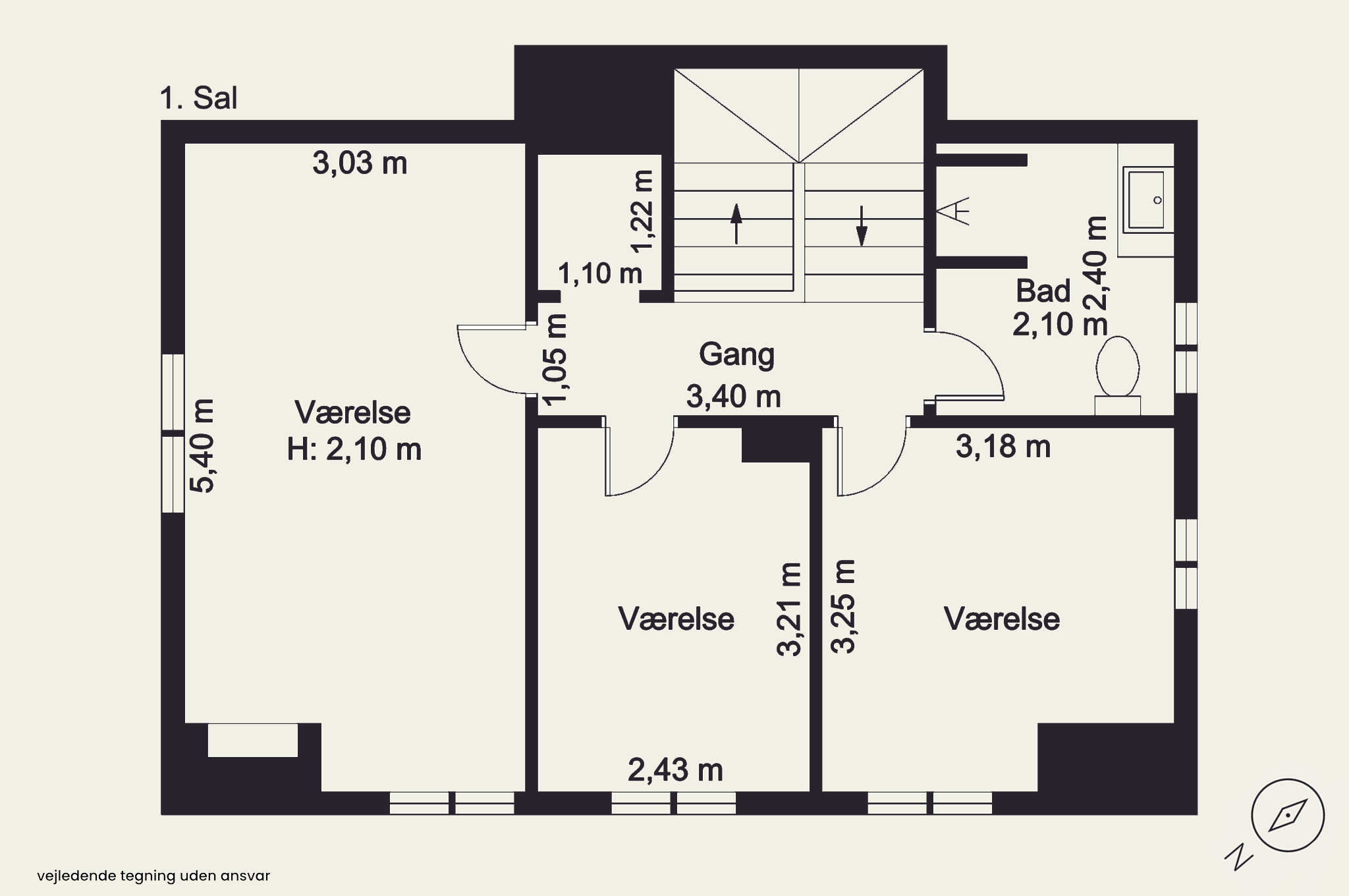Plantegninger billede af Hulebækvej 4, 3320 Skævinge