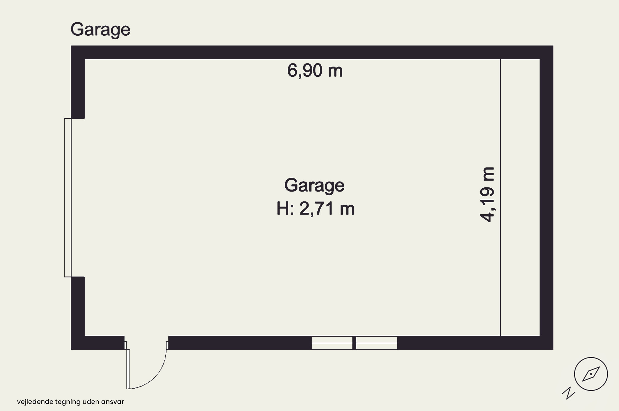 Plantegninger billede af Hulebækvej 4, 3320 Skævinge