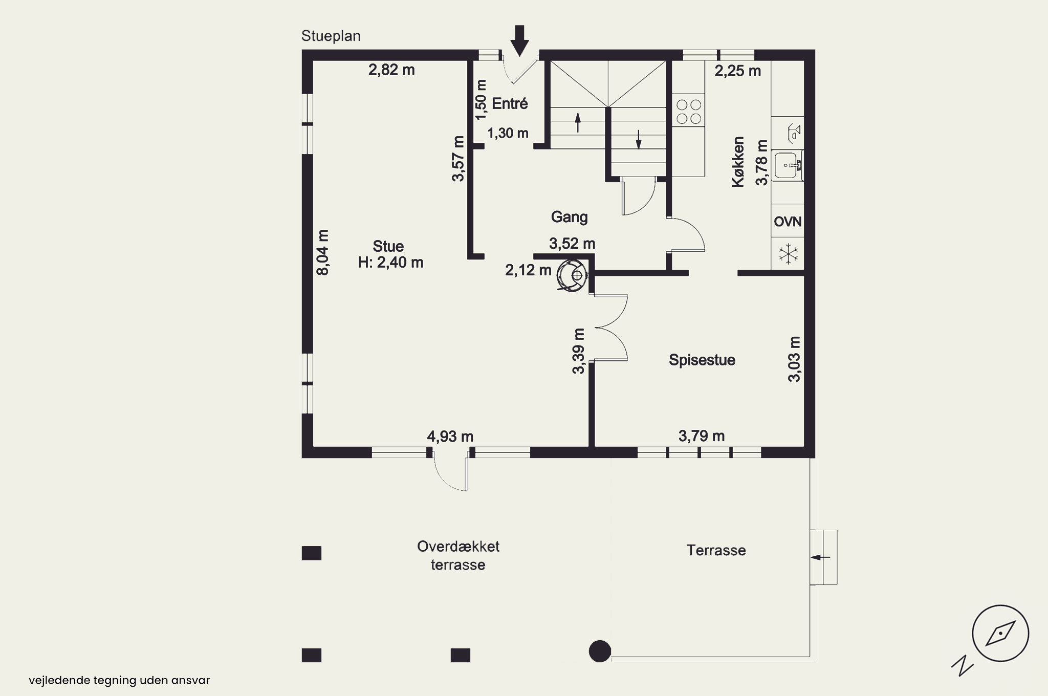 Plantegninger billede af Hulebækvej 4, 3320 Skævinge