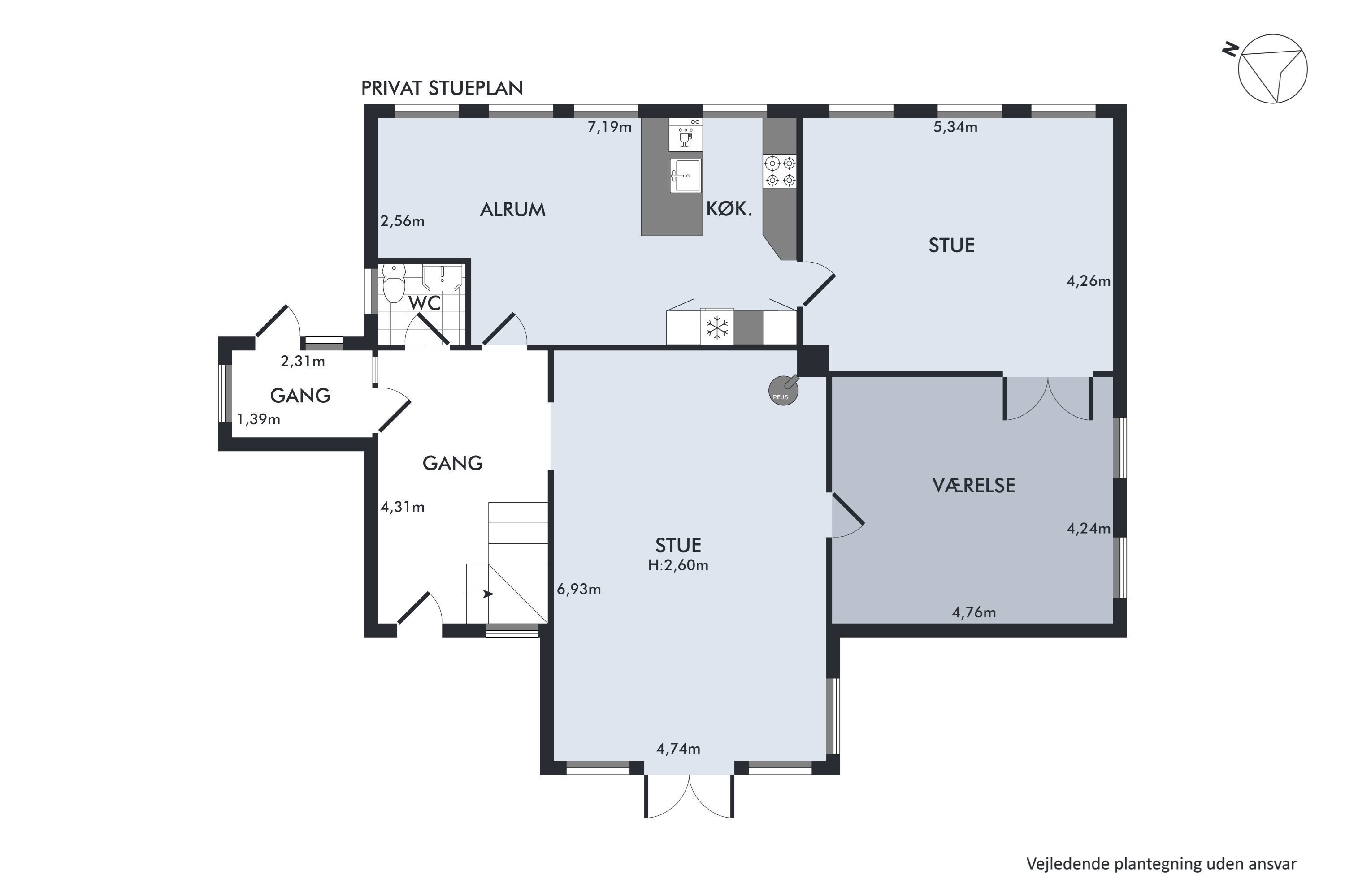 Plantegninger billede af Storegade 26, 6310 Broager