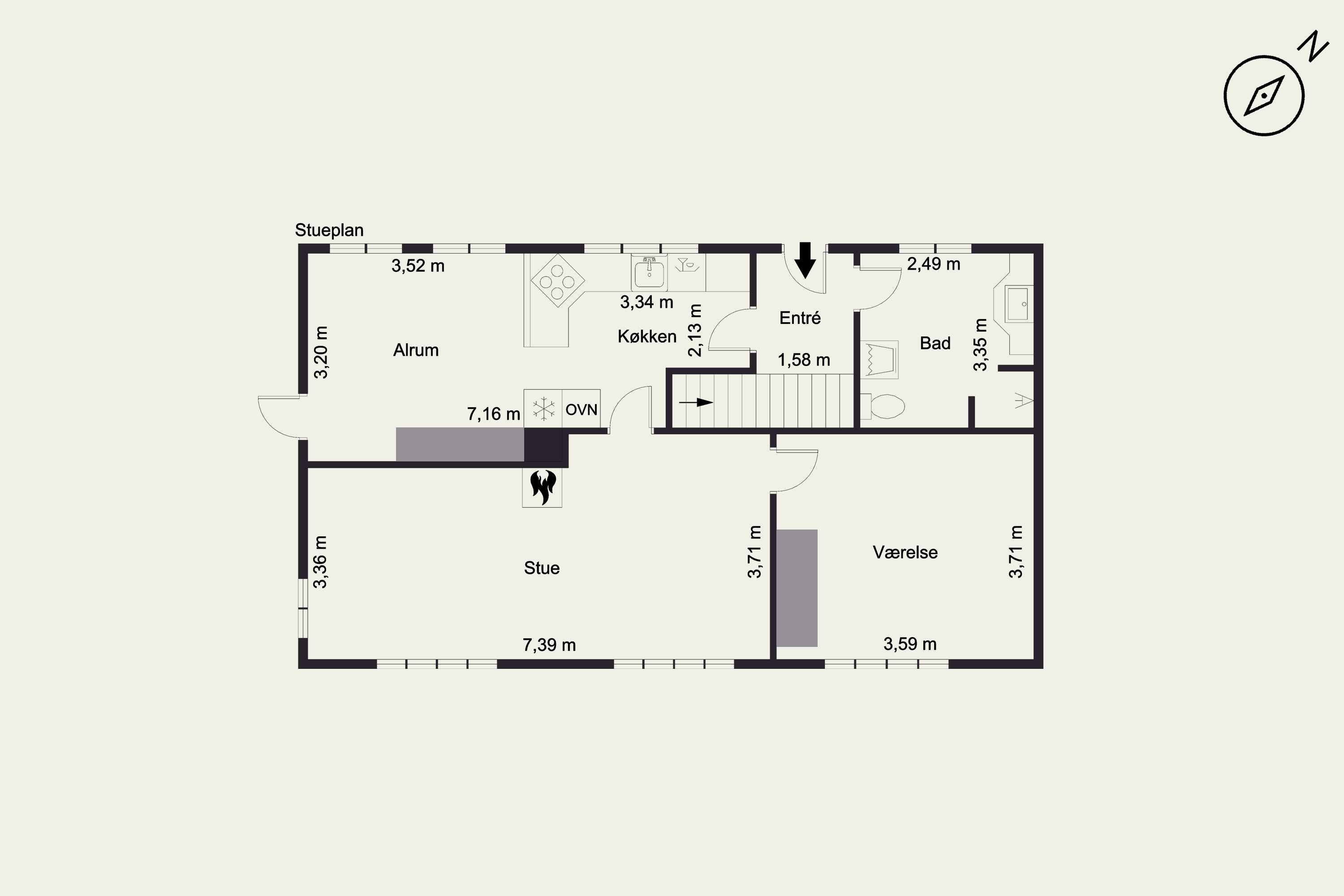 Plantegninger billede af Smalskiftevej 44, 9382 Tylstrup