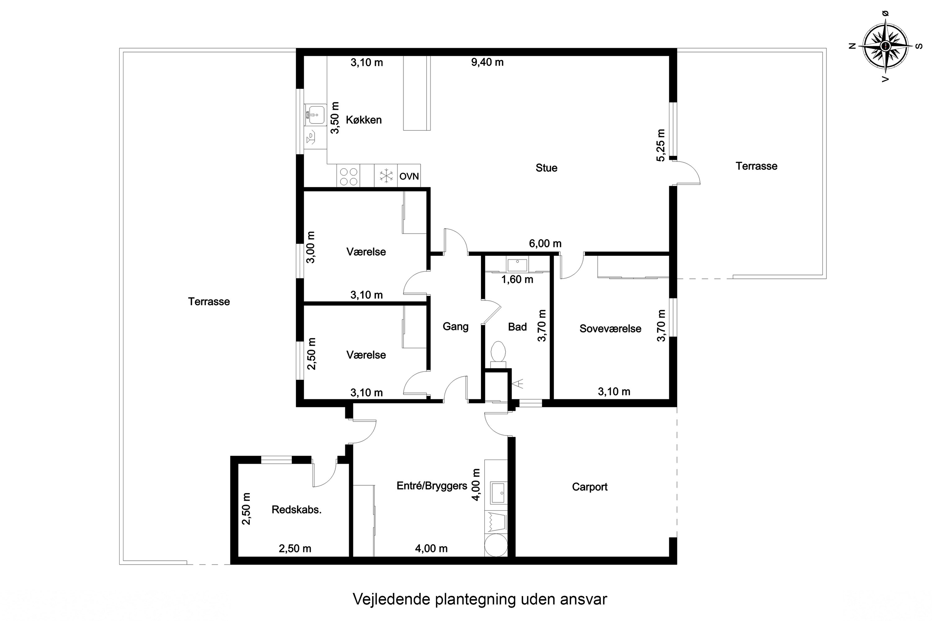 Plantegninger billede af Løvsangervej 8, 7600 Struer