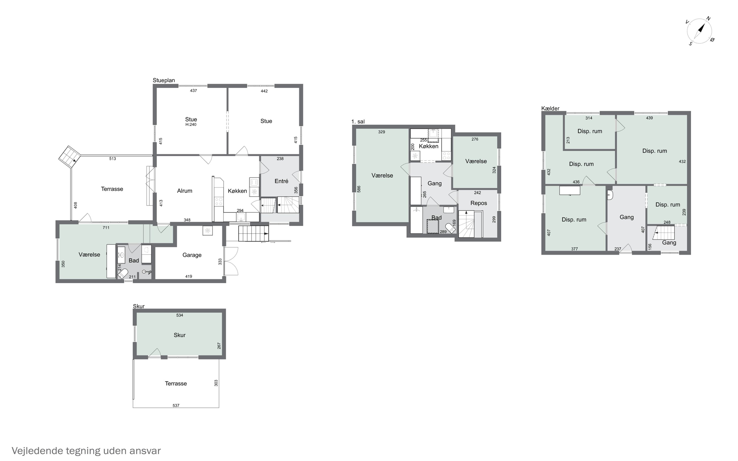 Plantegninger billede af Norgesgade 3, 9870 Sindal