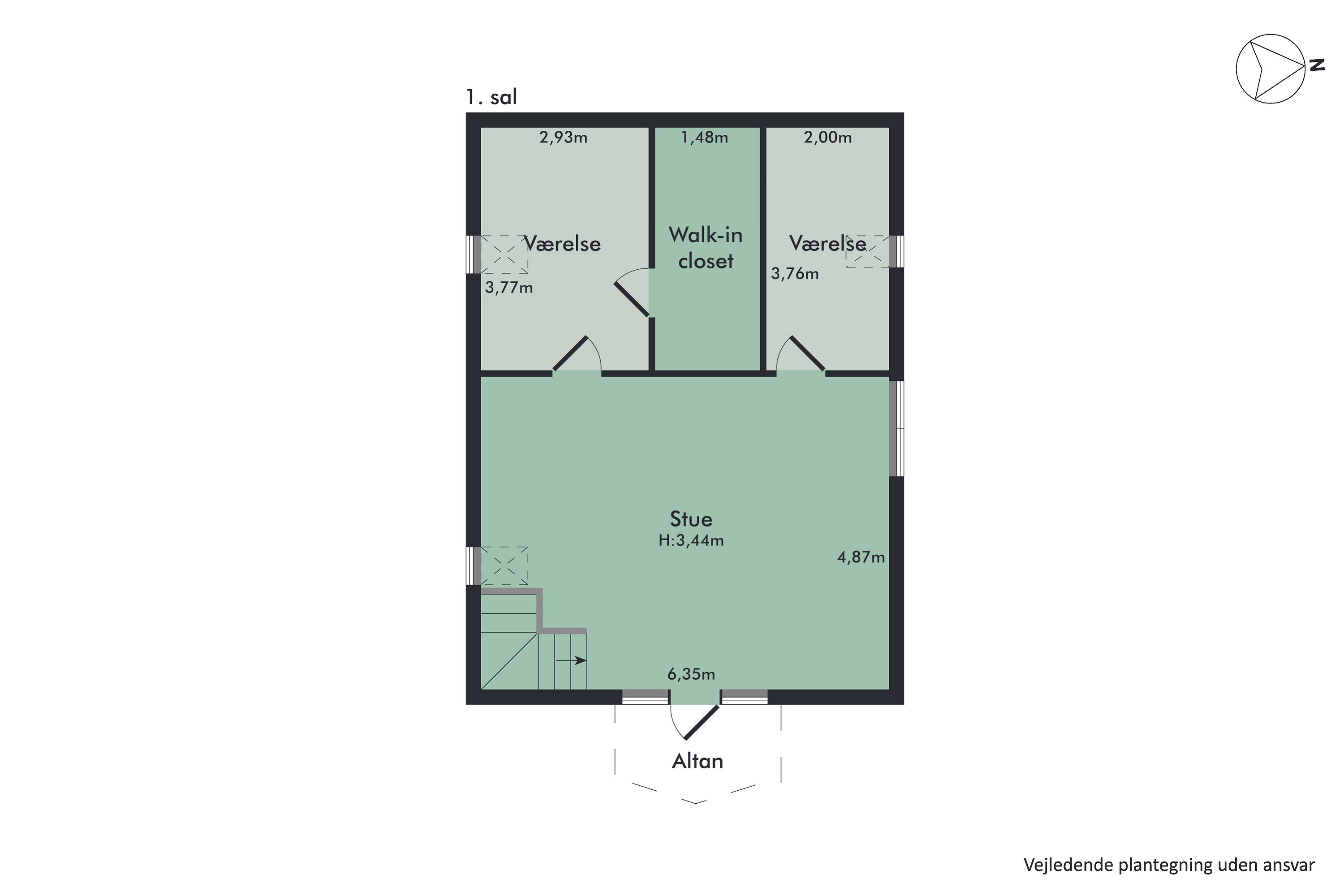 Plantegninger billede af Kløvermarken 52D, 9510 Arden