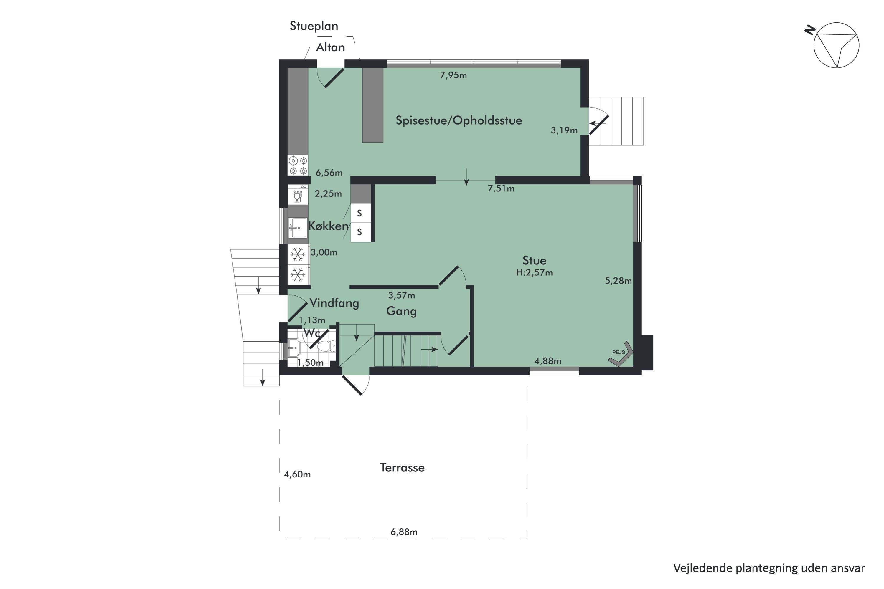 Plantegninger billede af Håndværkerparken 2A, 9500 Hobro