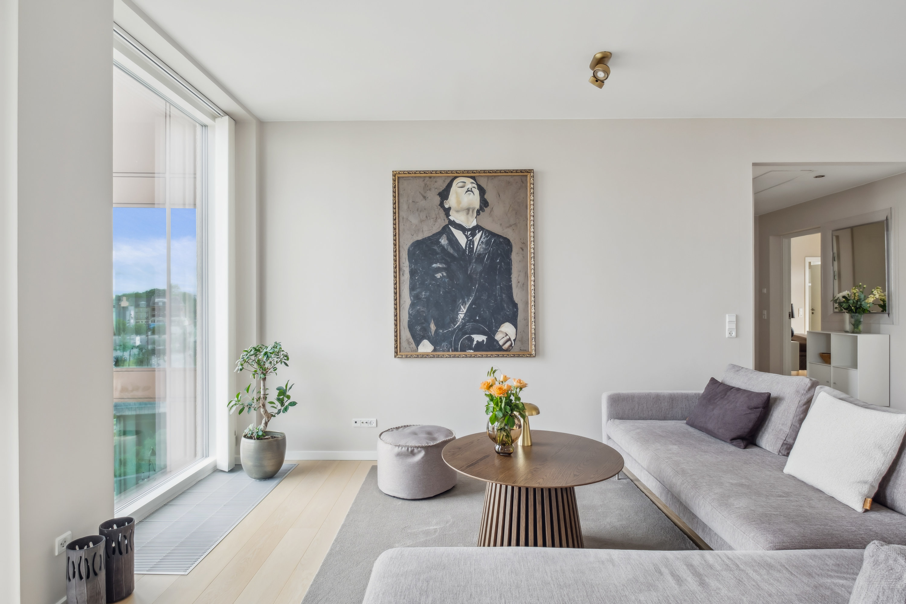 Fremhævet stue billede i fuldskærmstilstand. Billede af Østre Havnegade 52, 2. th., 9000 Aalborg