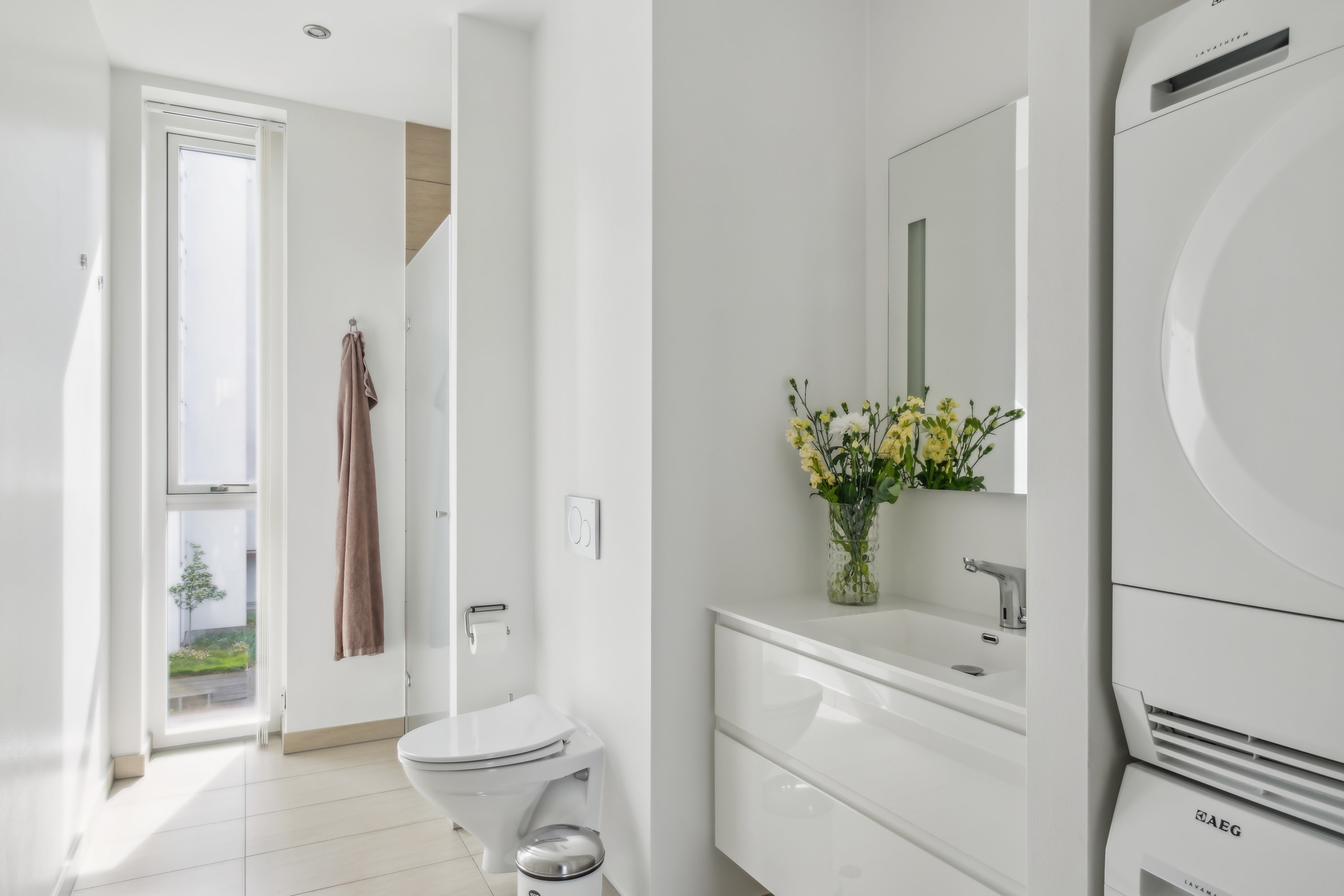 Fremhævet badeværelse billede i fuldskærmstilstand. Billede af Østre Havnegade 52, 2. th., 9000 Aalborg