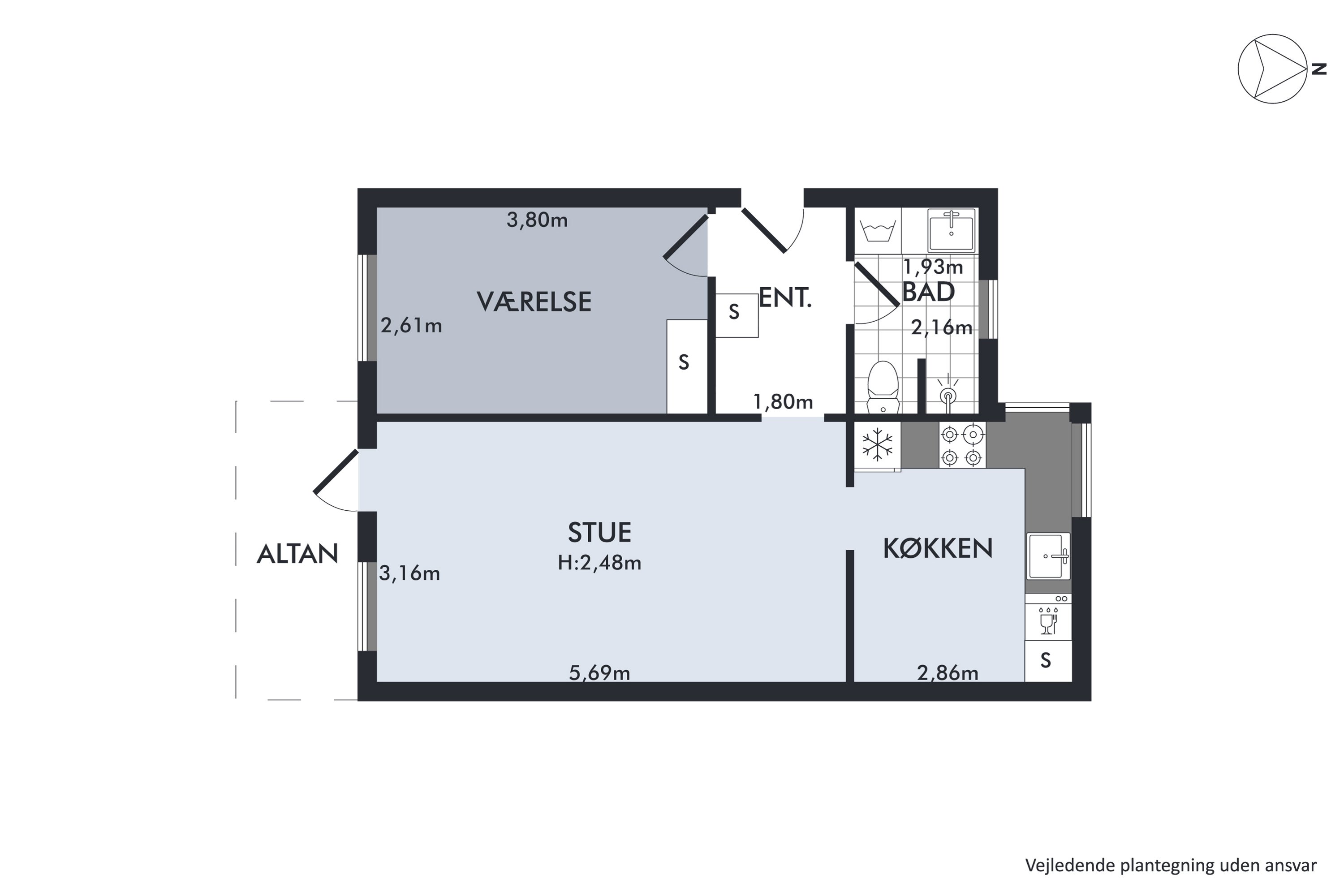Fremhævet  billede i fuldskærmstilstand. Billede af Filosofhaven 5, 1. tv., 5000 Odense C