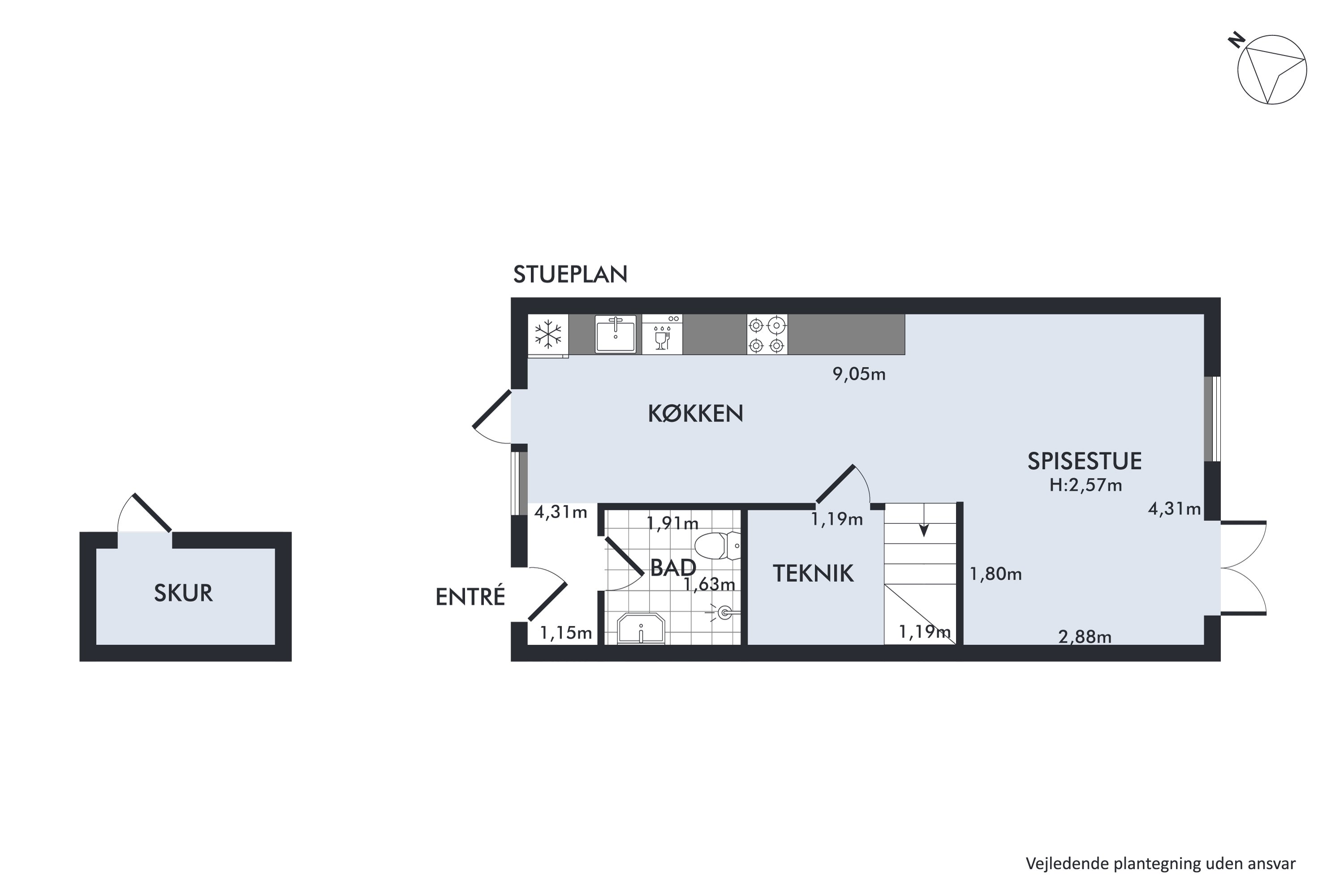 Plantegninger billede af Degneæblevej 5, 2500 Valby
