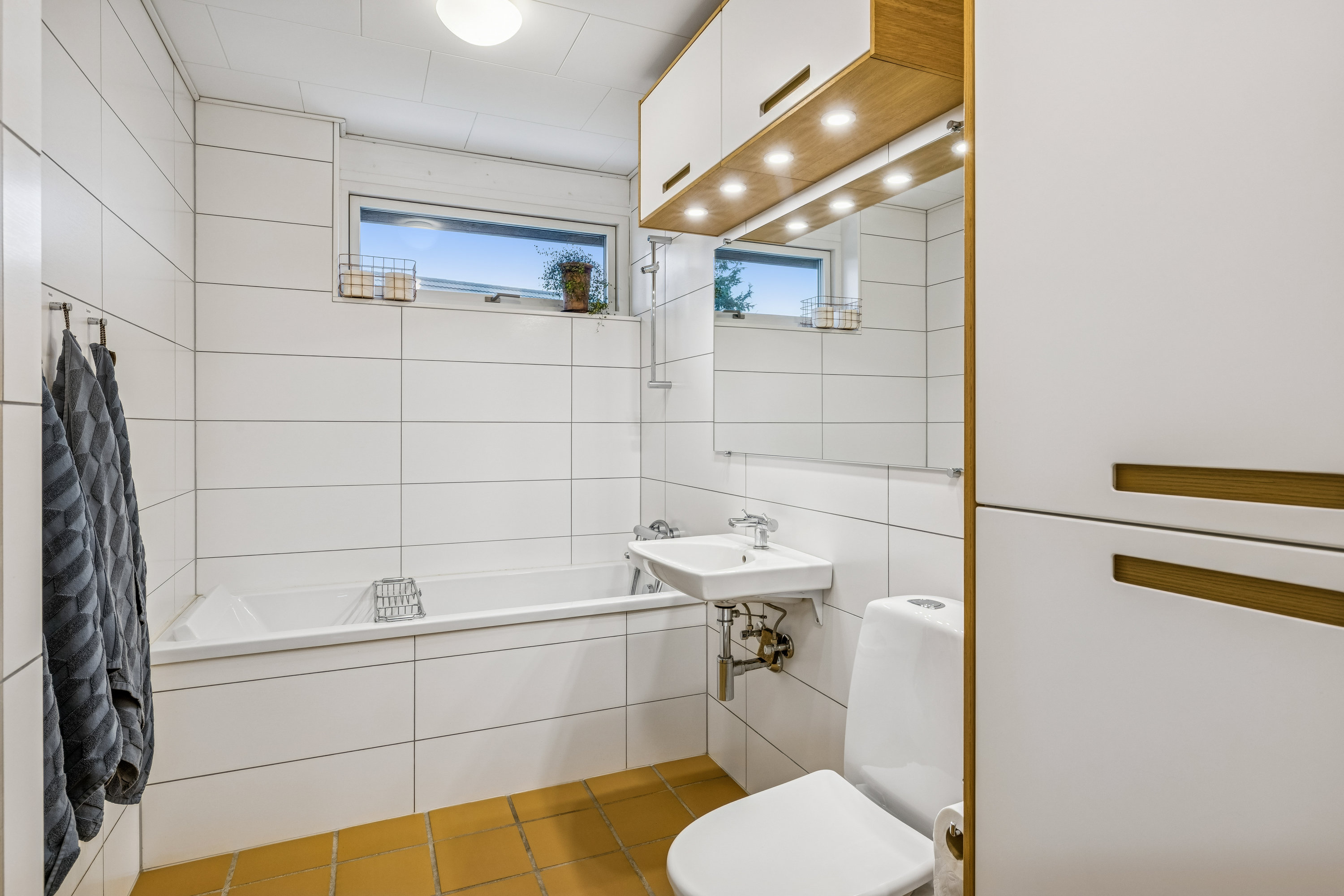 Fremhævet badeværelse billede i fuldskærmstilstand. Billede af Ibisvej 20, Studstrup, 8541 Skødstrup