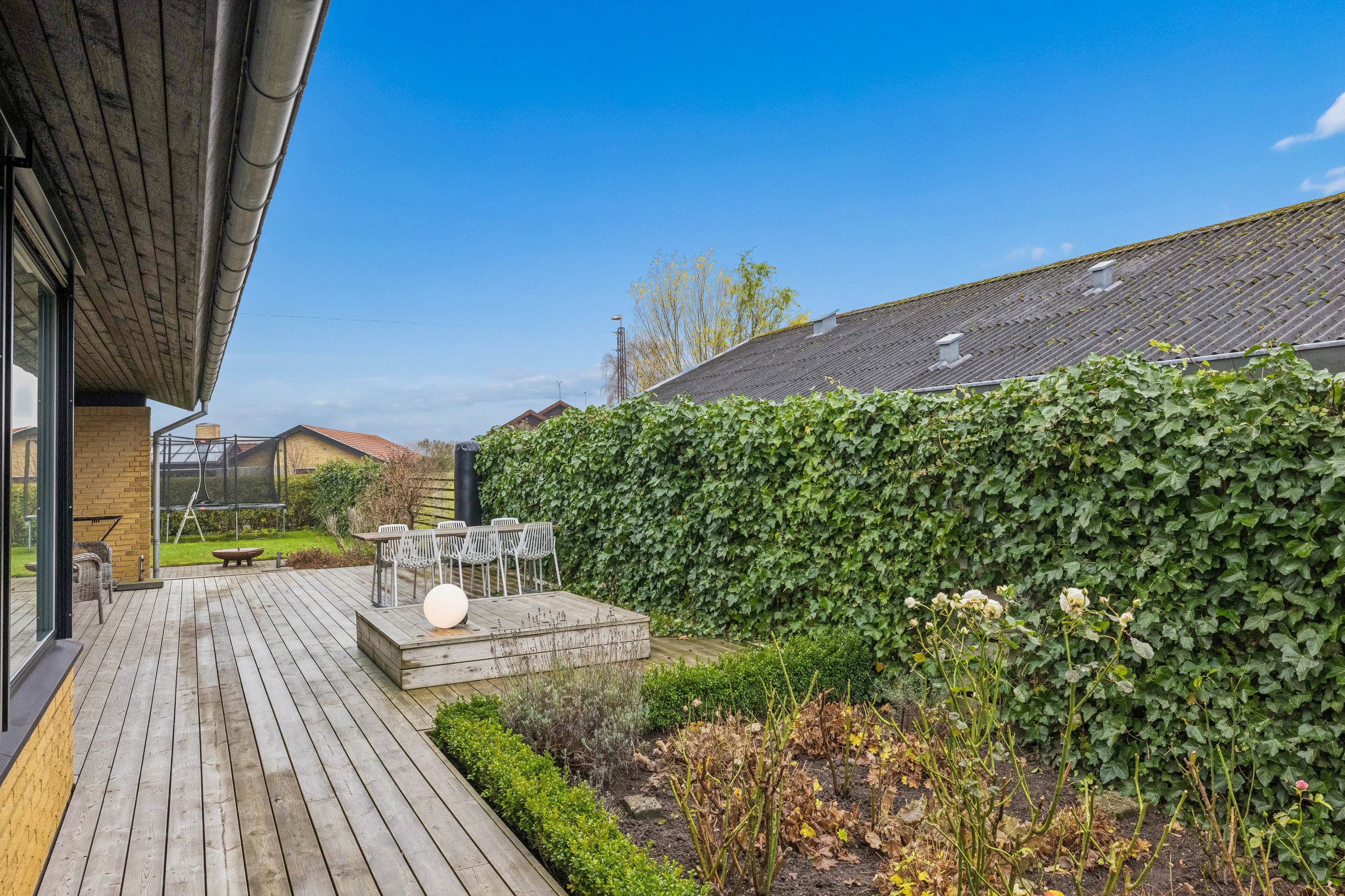 Fremhævet terrasse billede i fuldskærmstilstand. Billede af Ibisvej 20, Studstrup, 8541 Skødstrup