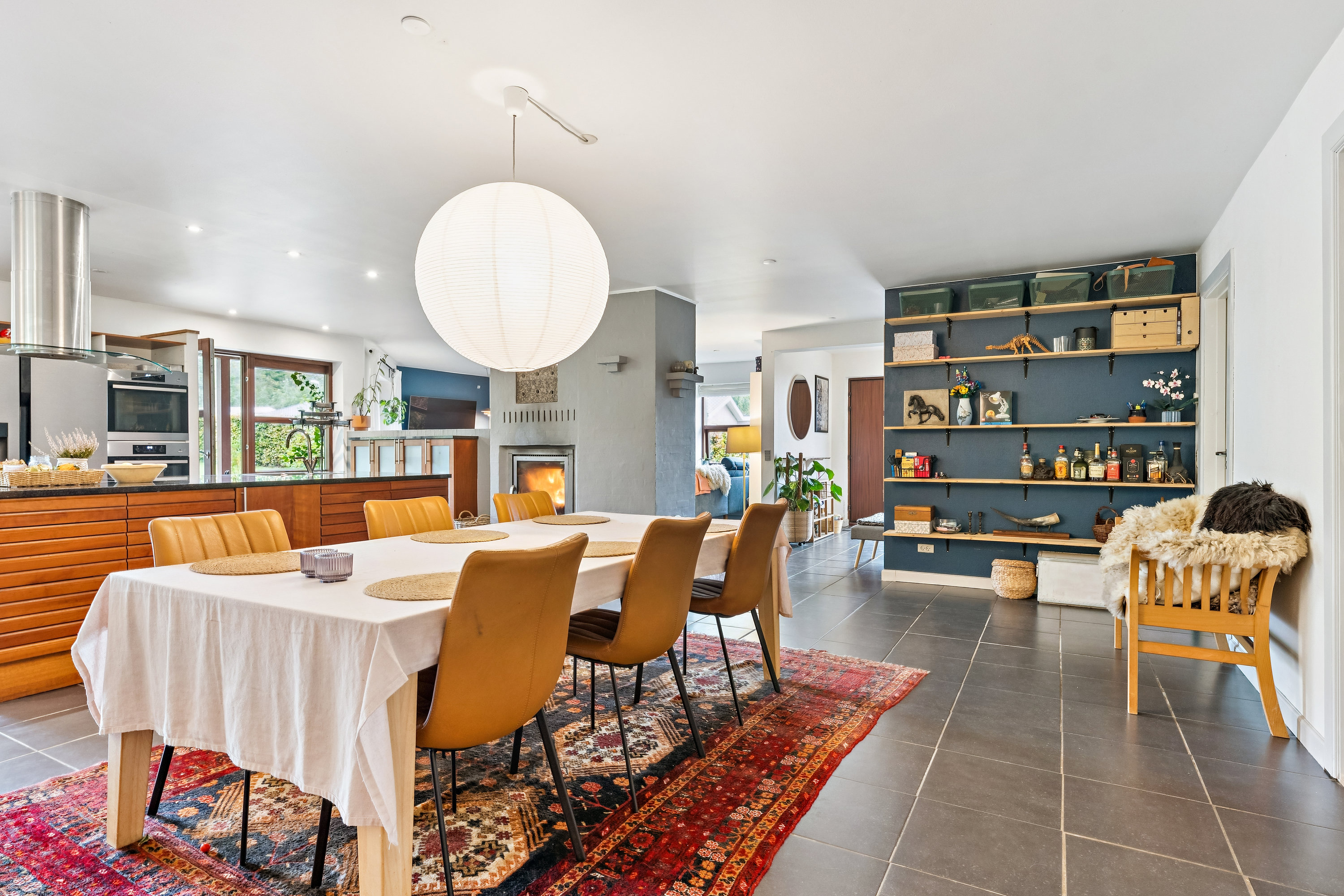 Fremhævet stue billede i fuldskærmstilstand. Billede af Godset 7, 8870 Langå