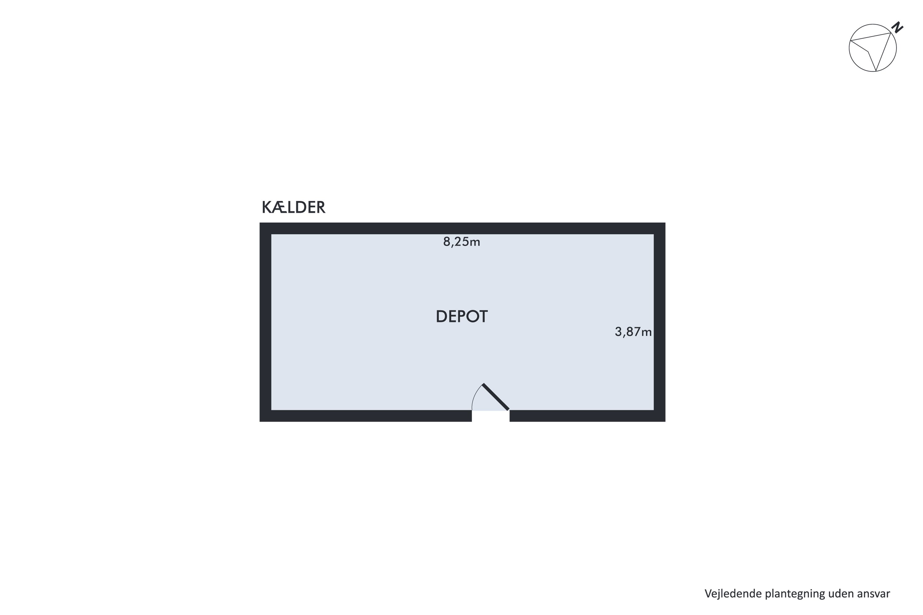 Plantegninger billede af Tværstien 8, 8870 Langå