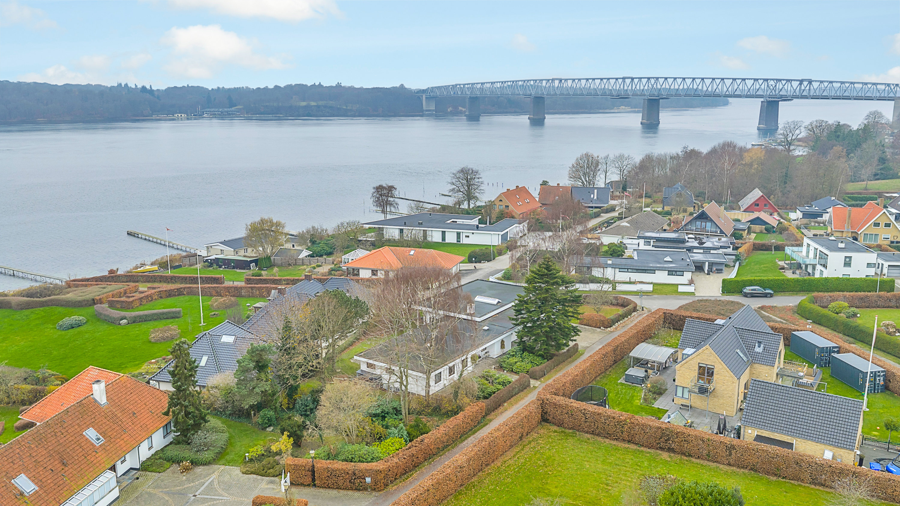 Fremhævet luftfoto billede i fuldskærmstilstand. Billede af Toldbodvej 62, Snoghøj, 7000 Fredericia