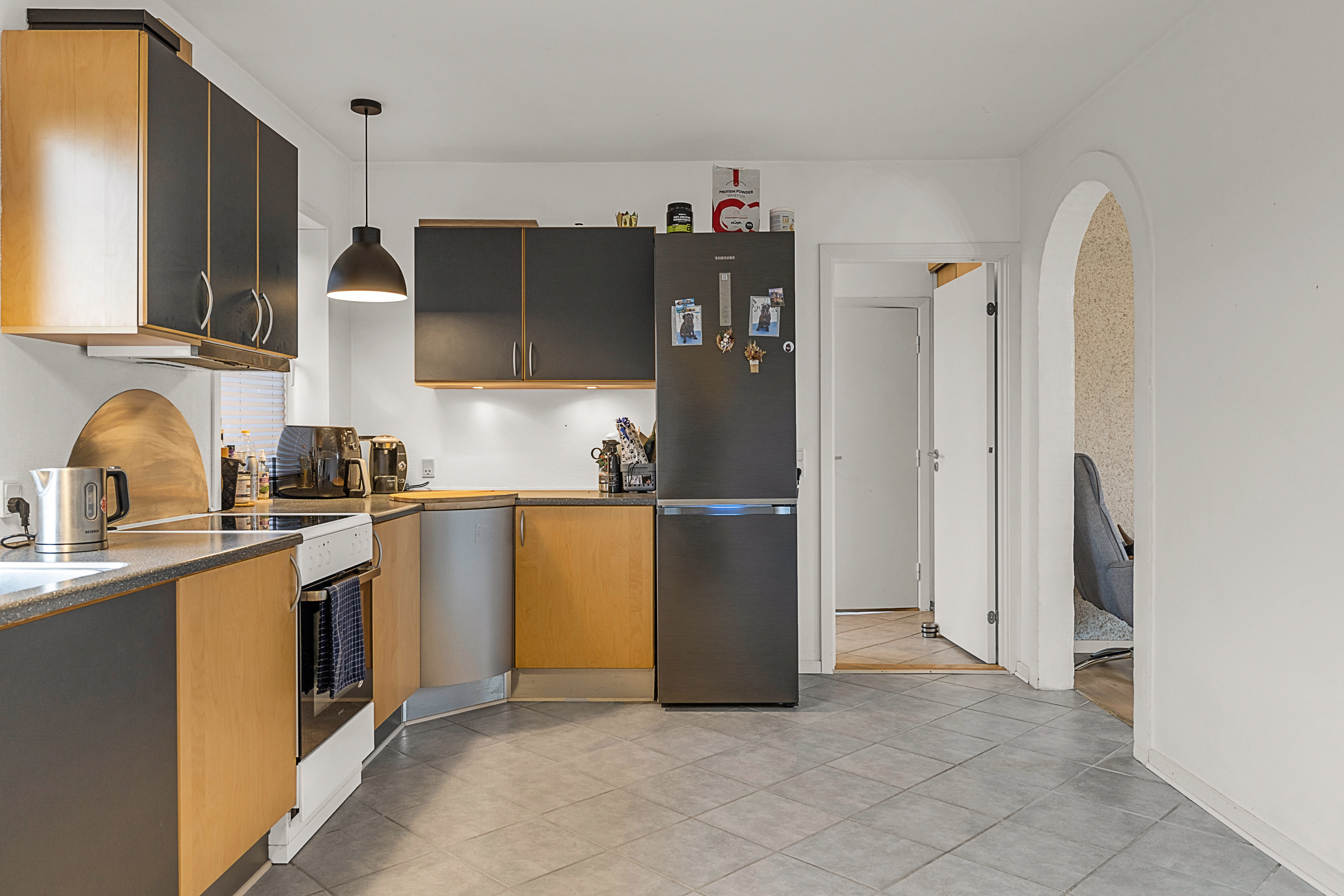 Fremhævet køkken billede i fuldskærmstilstand. Billede af Bredstrupvej 49, 7000 Fredericia