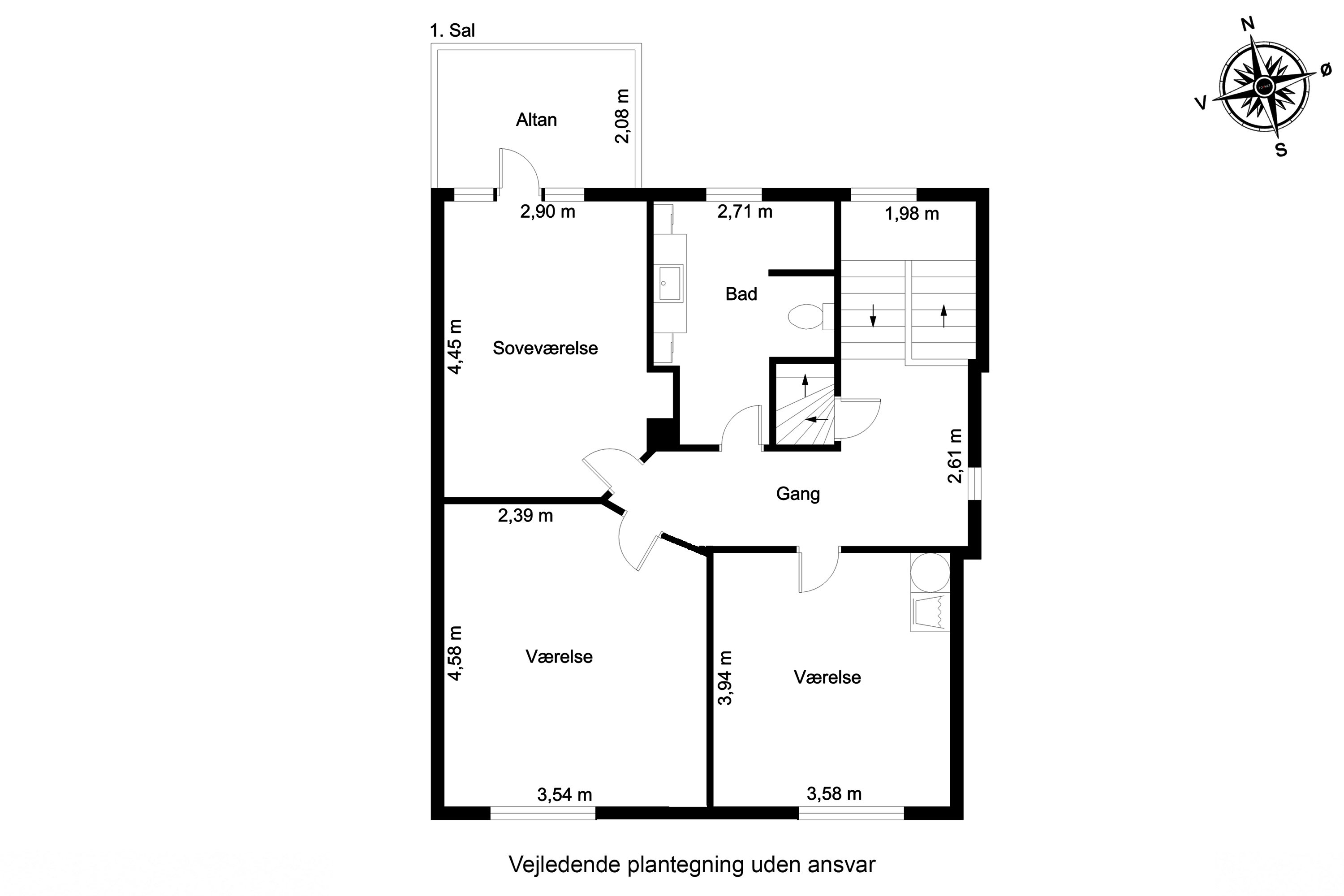 Plantegninger billede af Munkevænget 13, 5230 Odense M