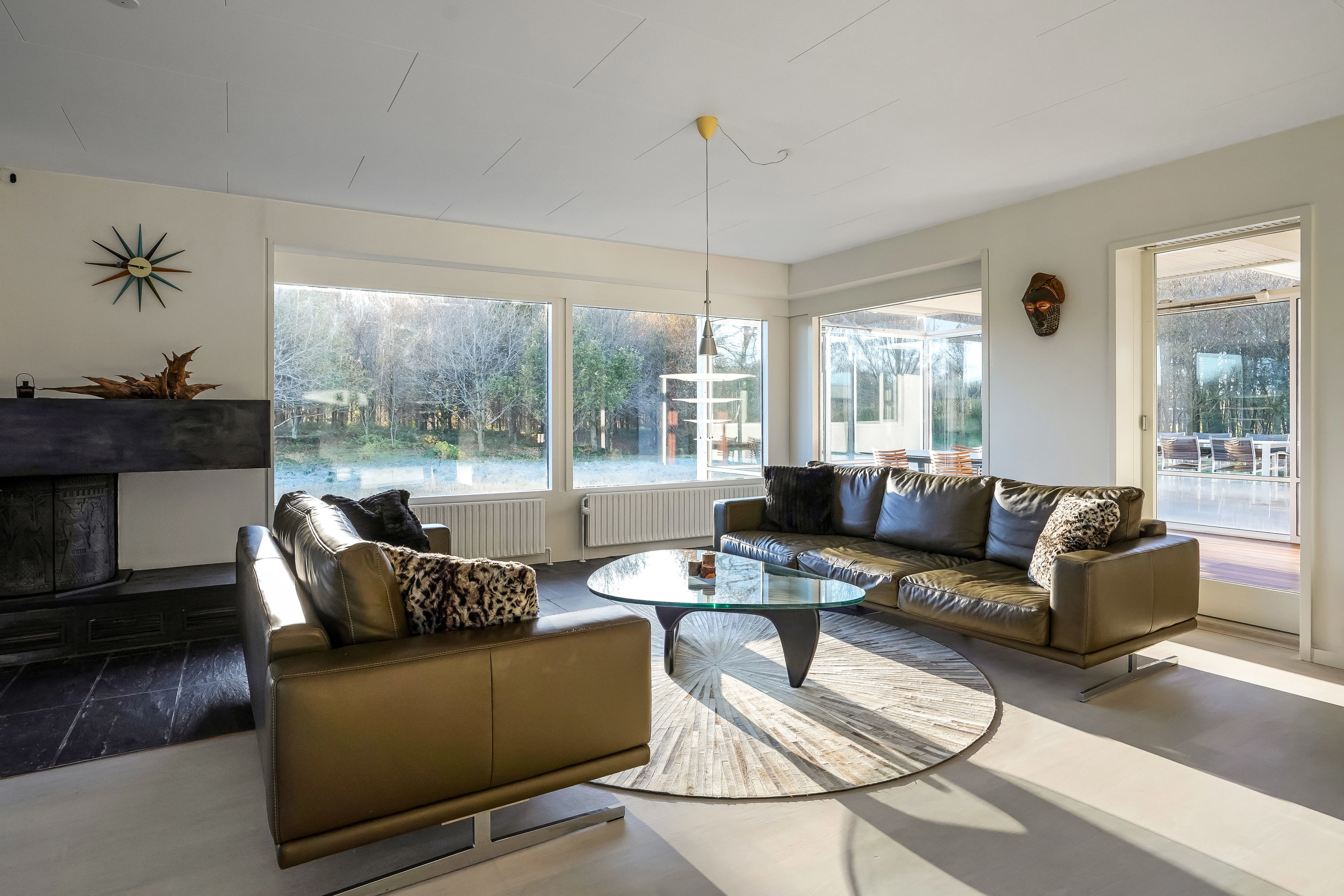 Fremhævet stue billede i fuldskærmstilstand. Billede af Hole Skovvej 50, Korup, 5210 Odense NV