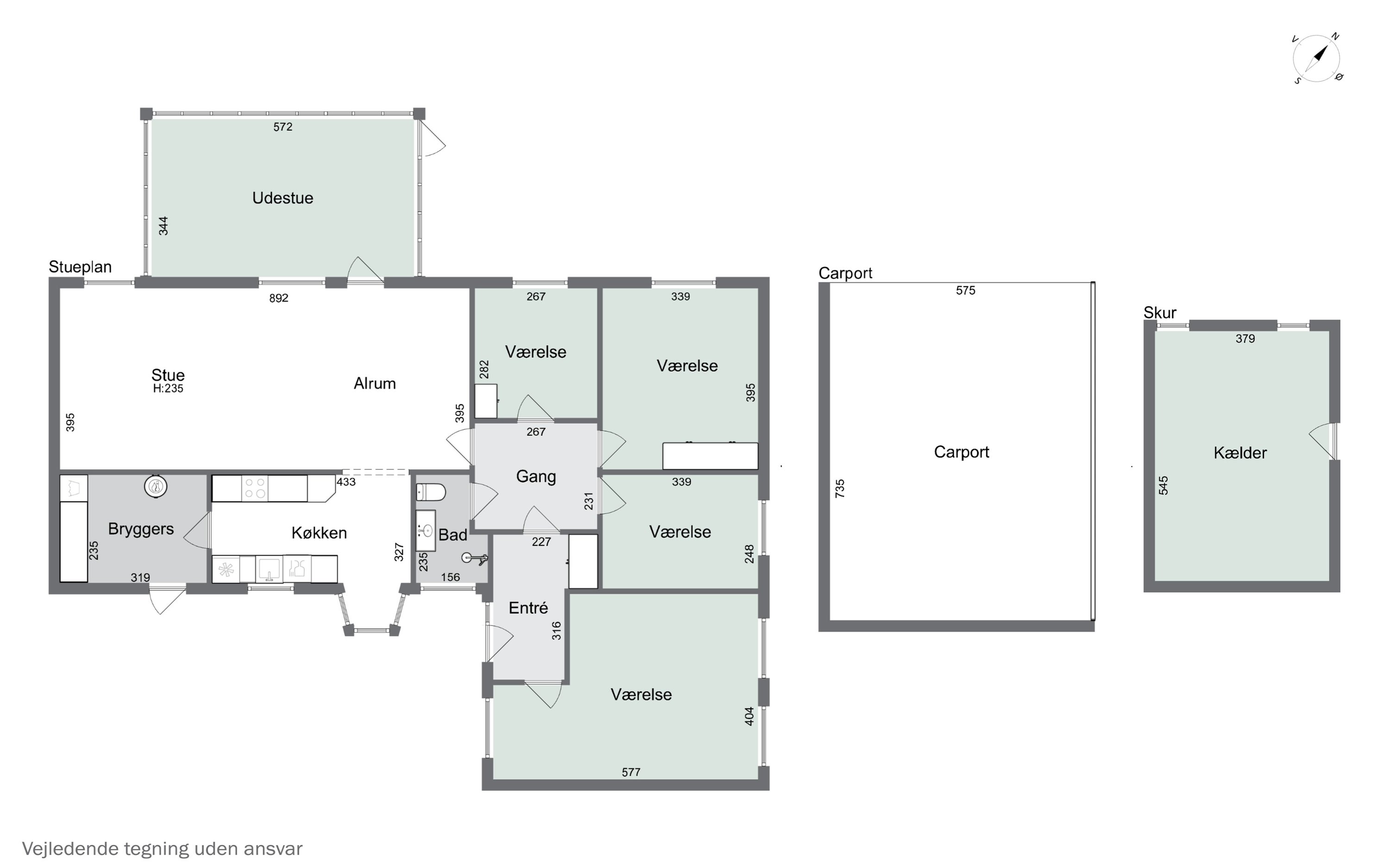 Plantegninger billede af Ågade 17, Tejn, 3770 Allinge