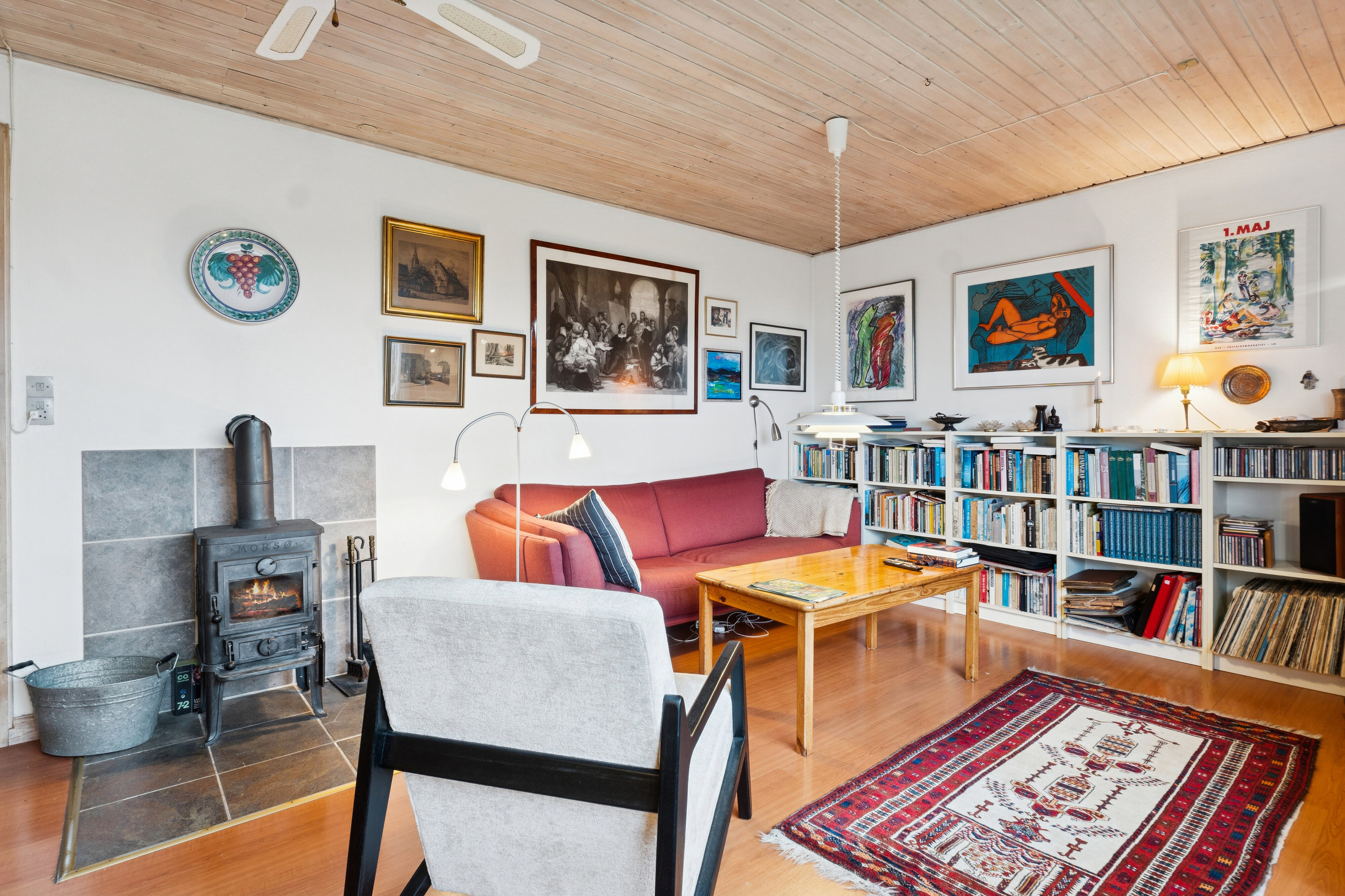 Fremhævet stue billede i fuldskærmstilstand. Billede af Spodsbjergvej 159, Gammel Skrøbelev, 5900 Rudkøbing