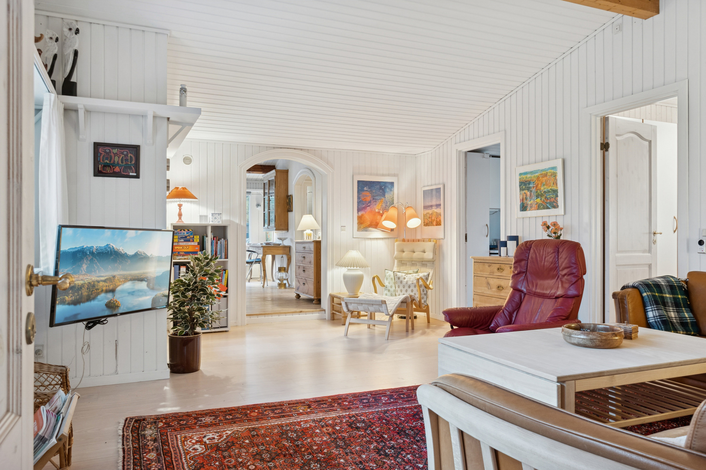 Fremhævet stue billede i fuldskærmstilstand. Billede af Lillerisvænget 6, Bildsø, 4200 Slagelse