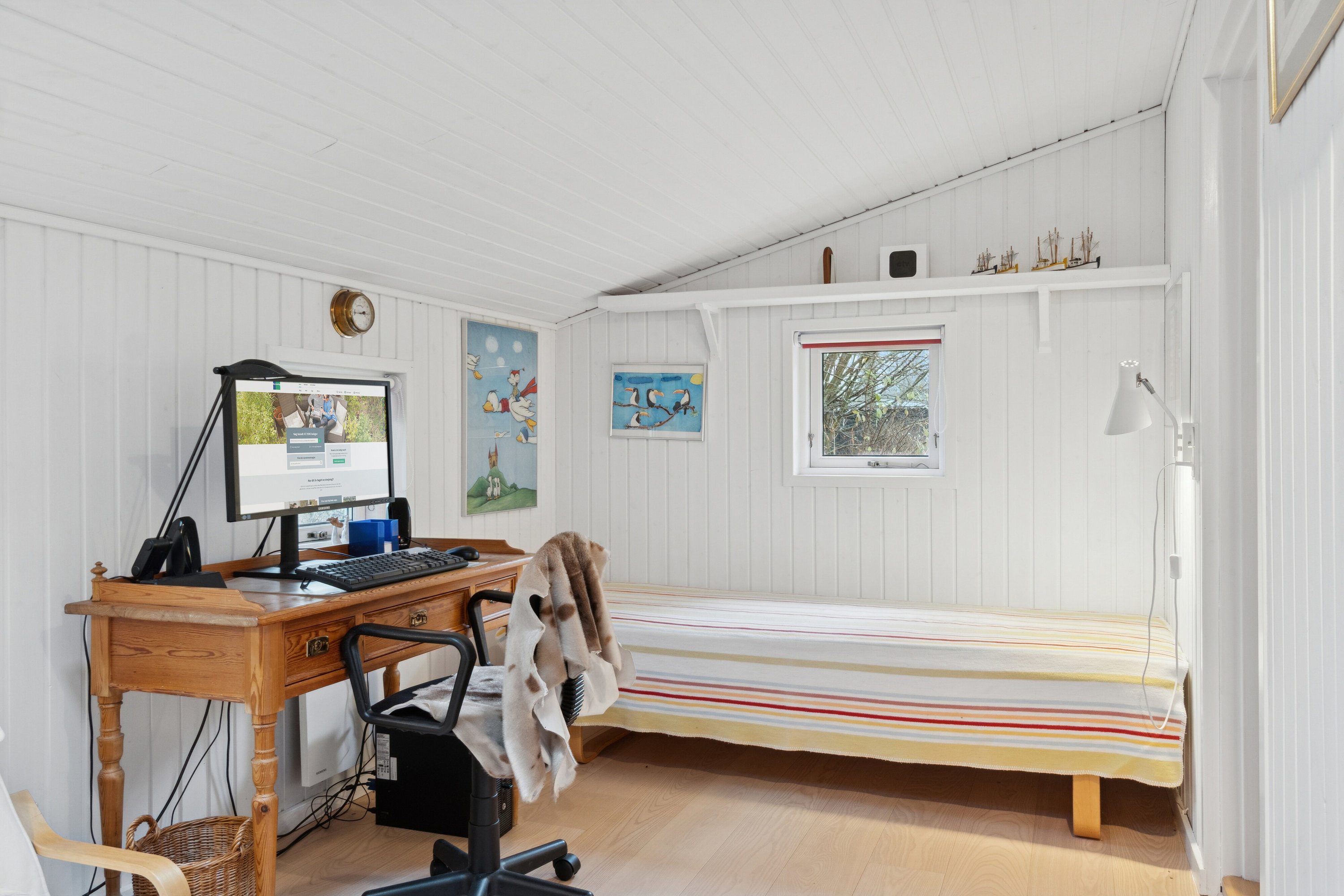 Fremhævet soveværelse billede i fuldskærmstilstand. Billede af Lillerisvænget 6, Bildsø, 4200 Slagelse