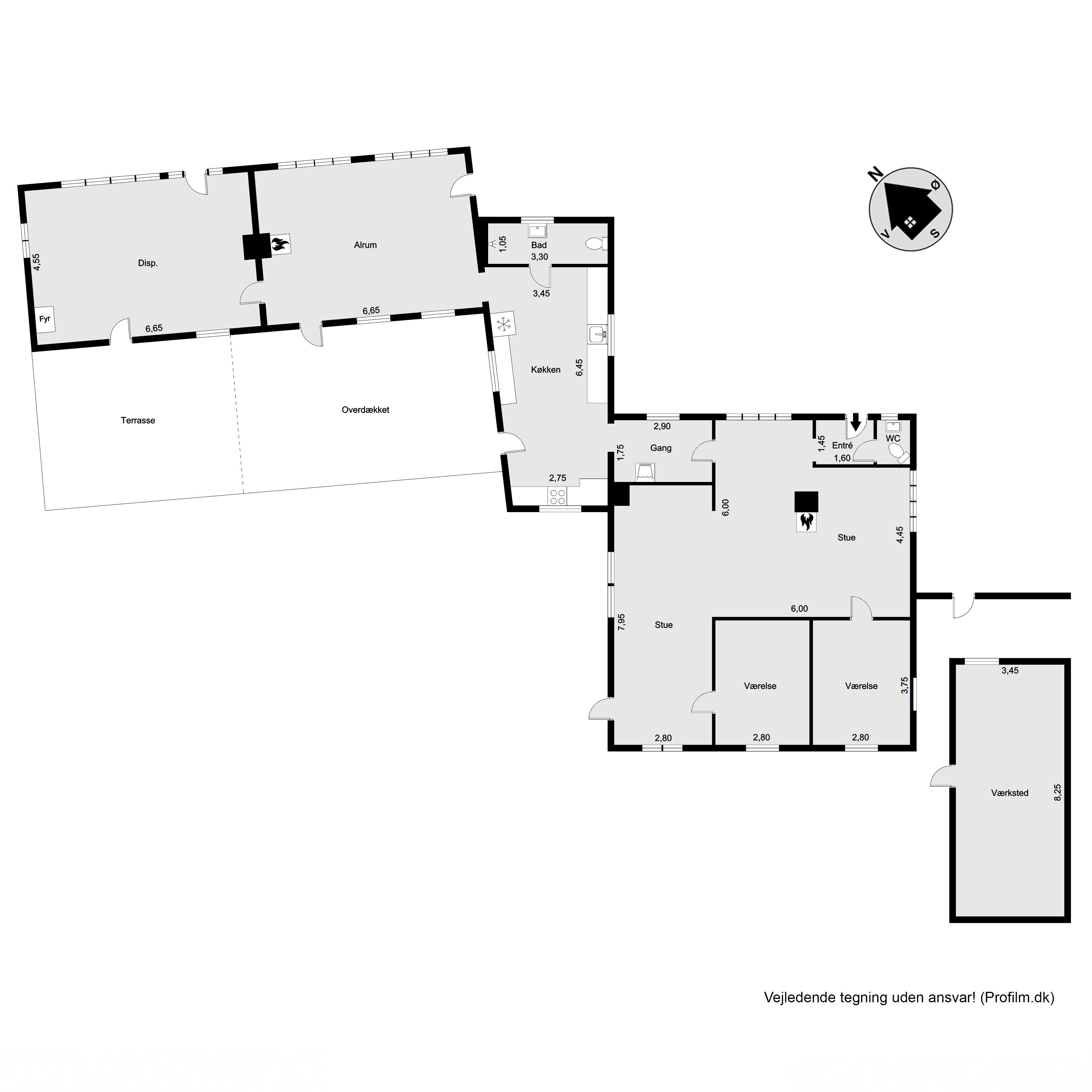 Plantegninger billede af Munkerup Strandvej 83, 3120 Dronningmølle