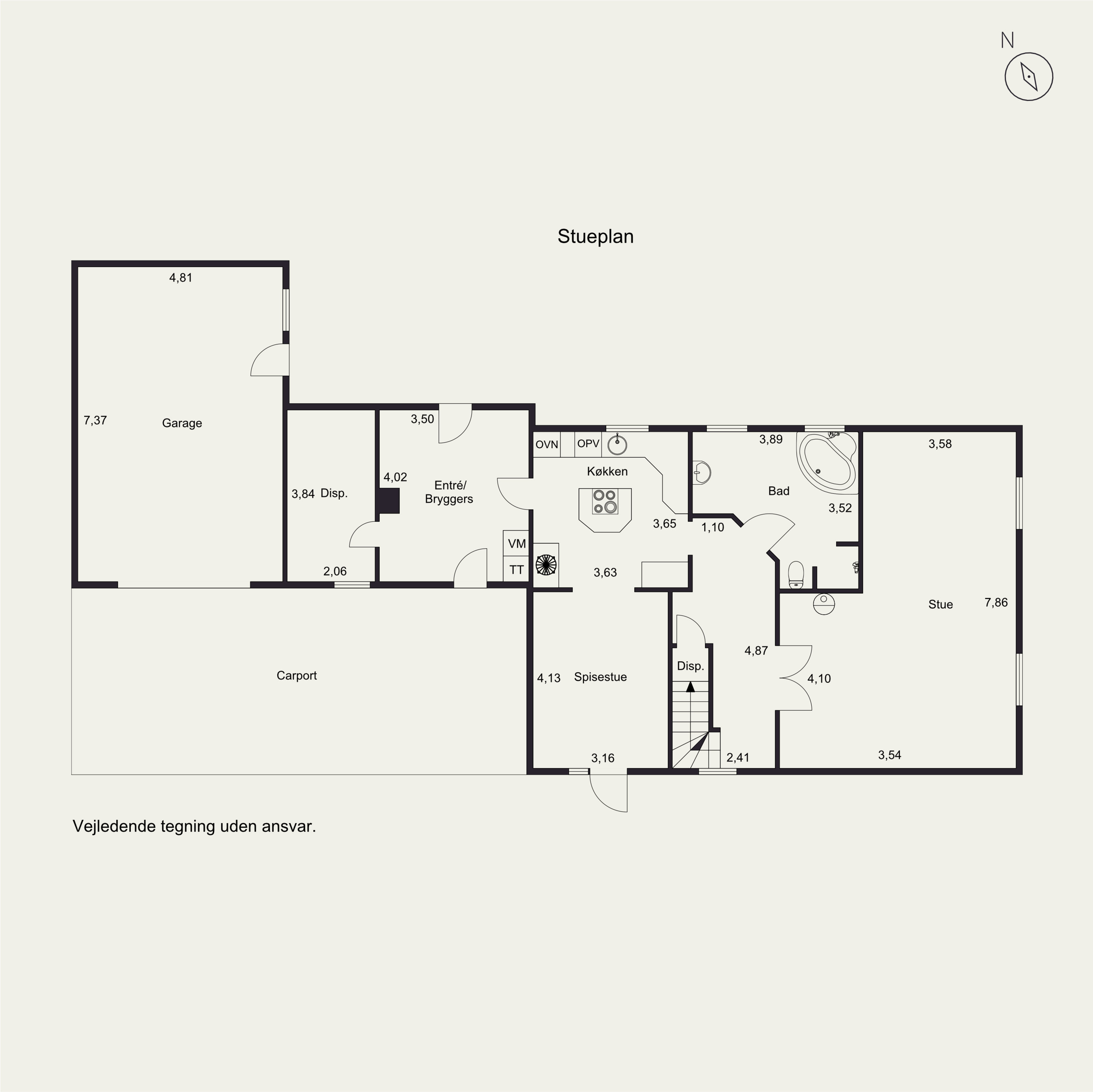Plantegninger billede af Byparken 11, Næsbjerg, 6800 Varde