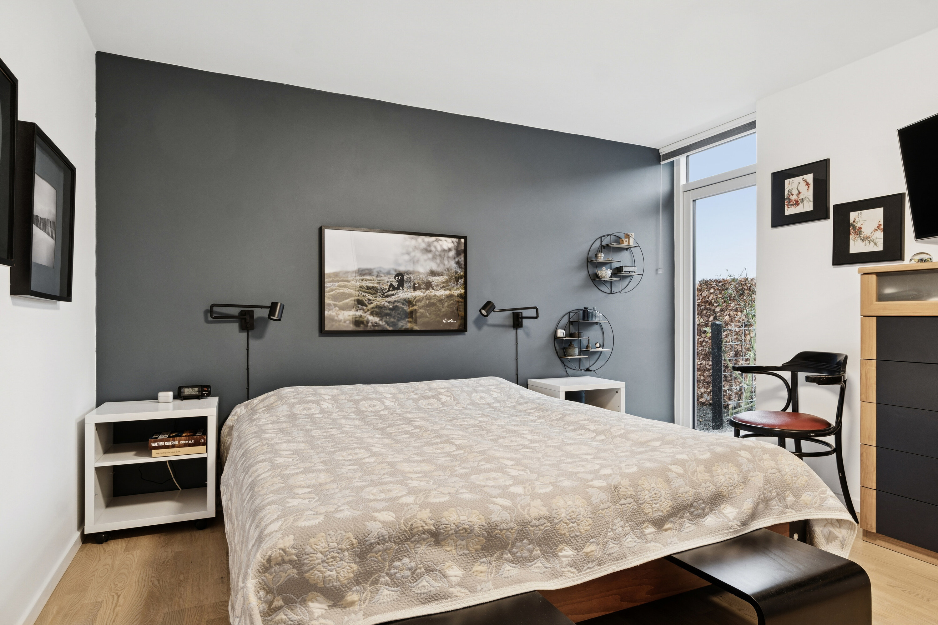 Fremhævet soveværelse billede i fuldskærmstilstand. Billede af Syrengården 20, 4300 Holbæk