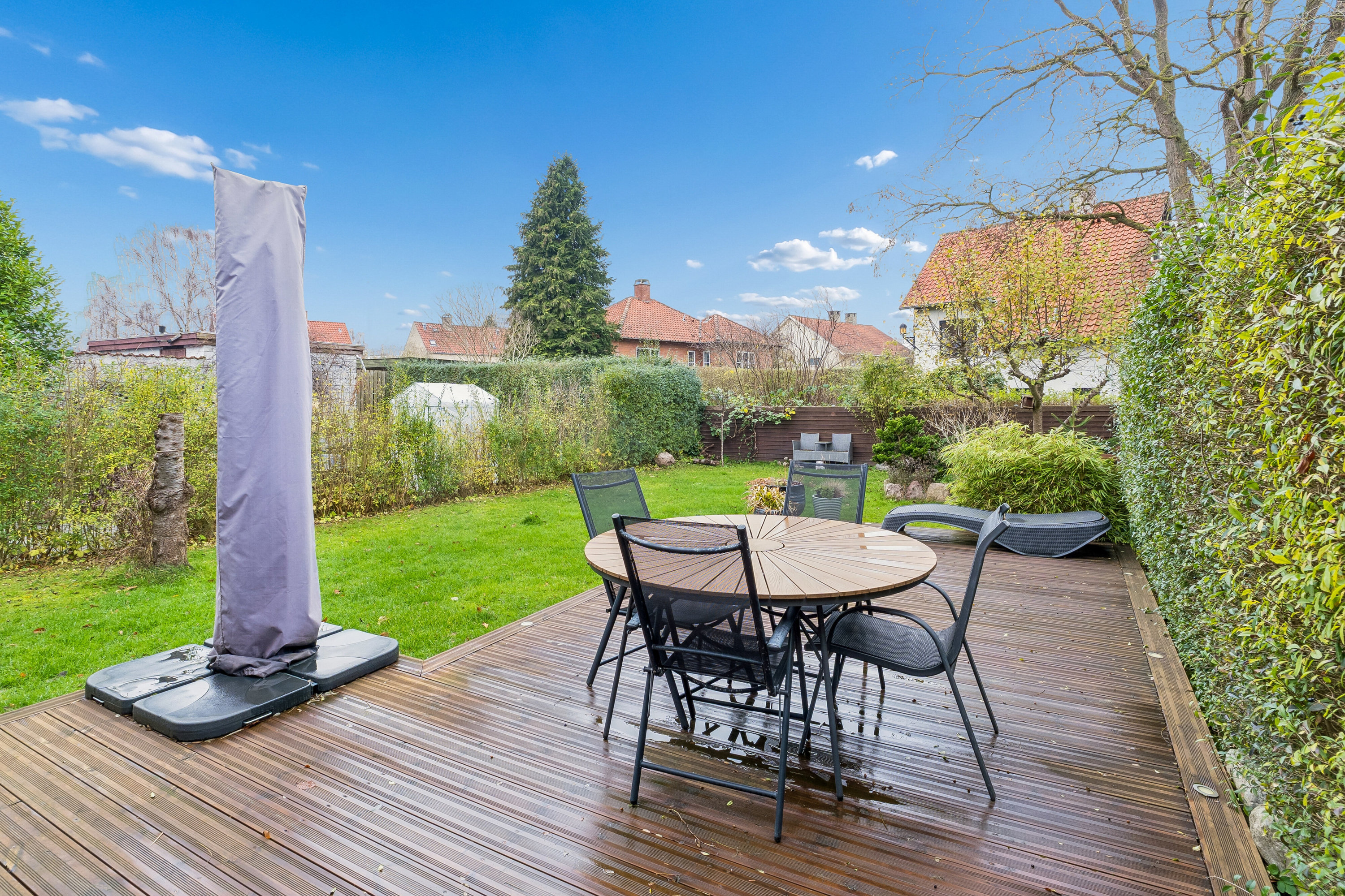 Fremhævet terrasse billede i fuldskærmstilstand. Billede af Kløverprisvej 88, 2650 Hvidovre