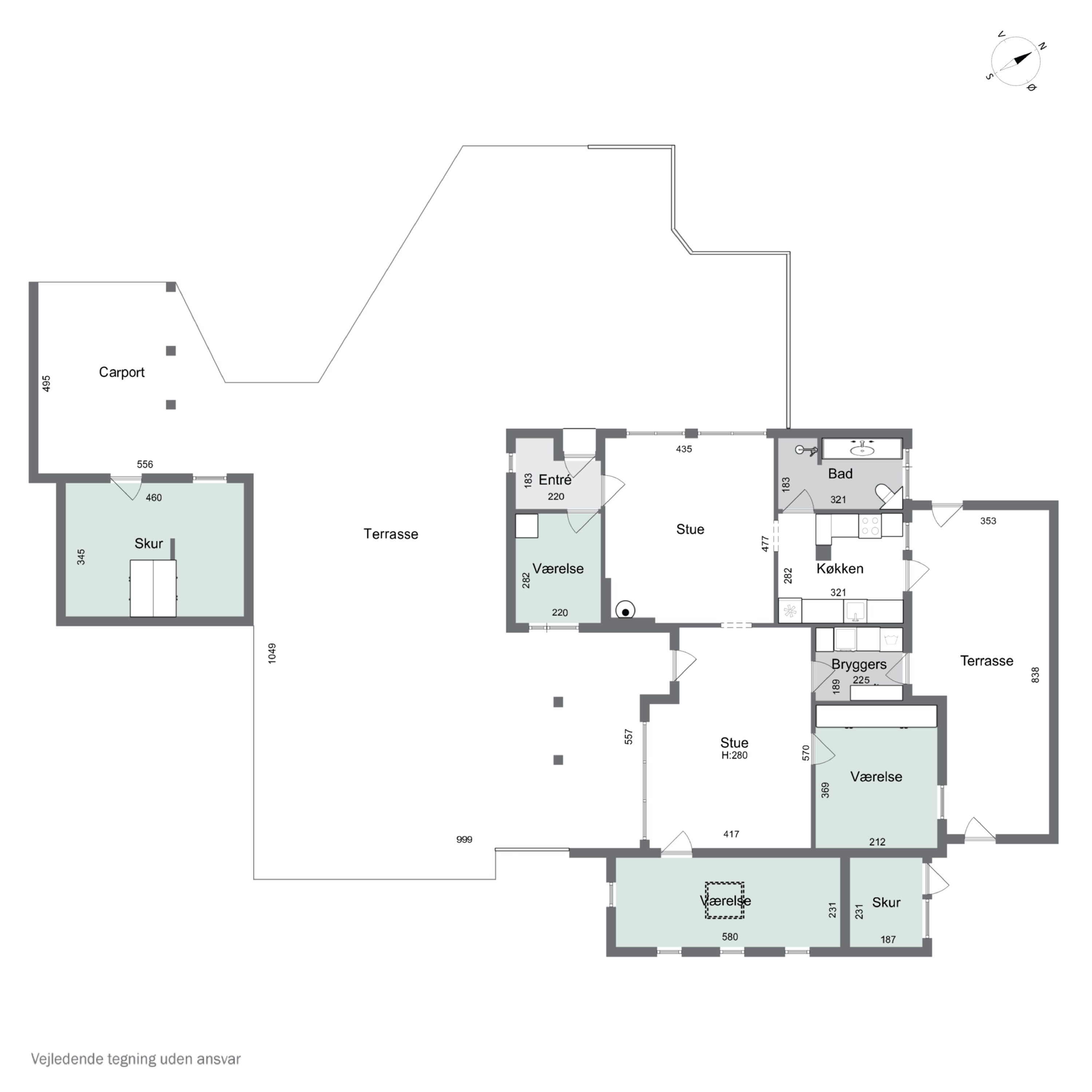 Plantegninger billede af Lillerisvænget 6, Bildsø, 4200 Slagelse