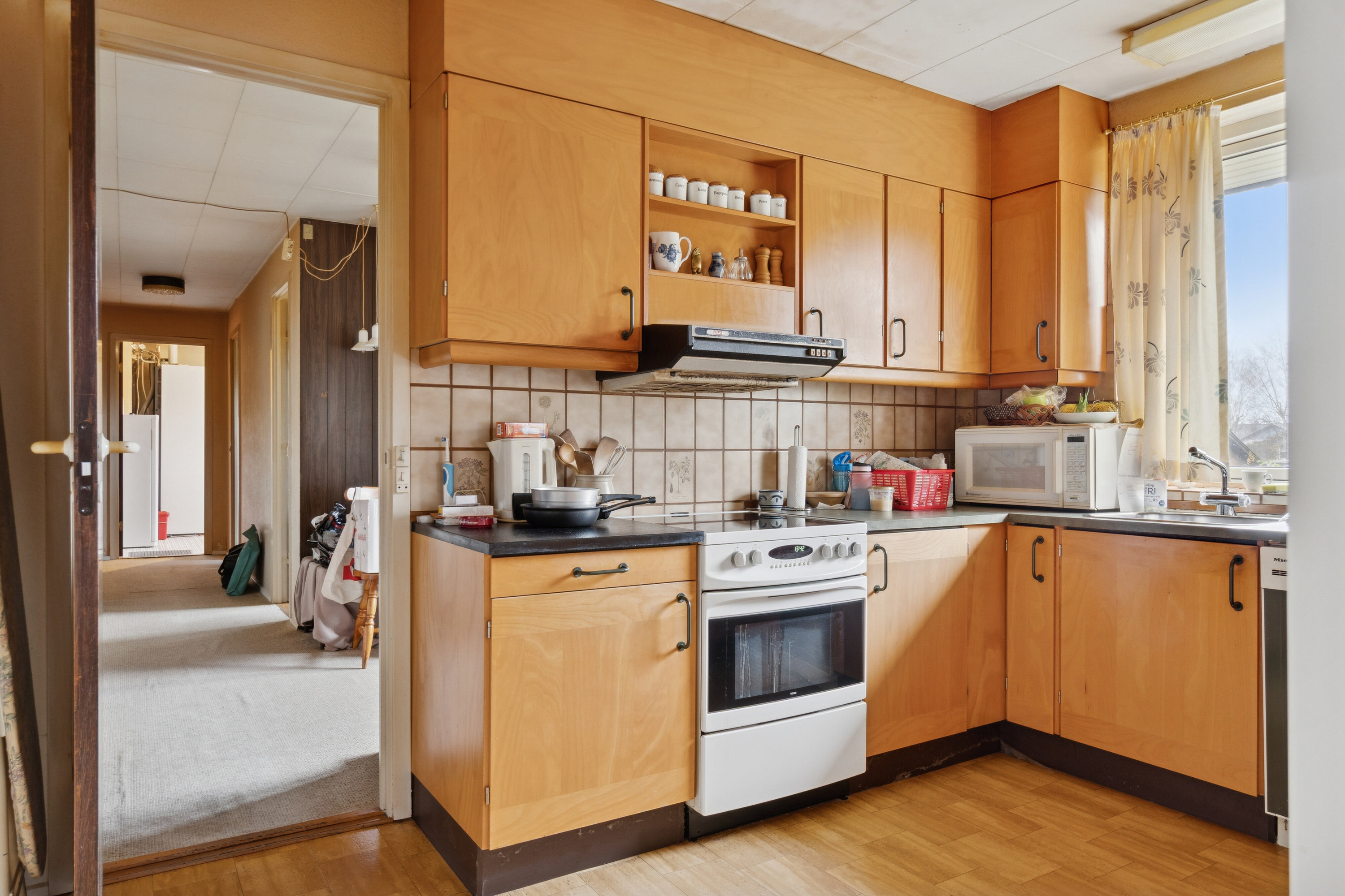 Fremhævet køkken billede i fuldskærmstilstand. Billede af Pantholm 41, 4200 Slagelse