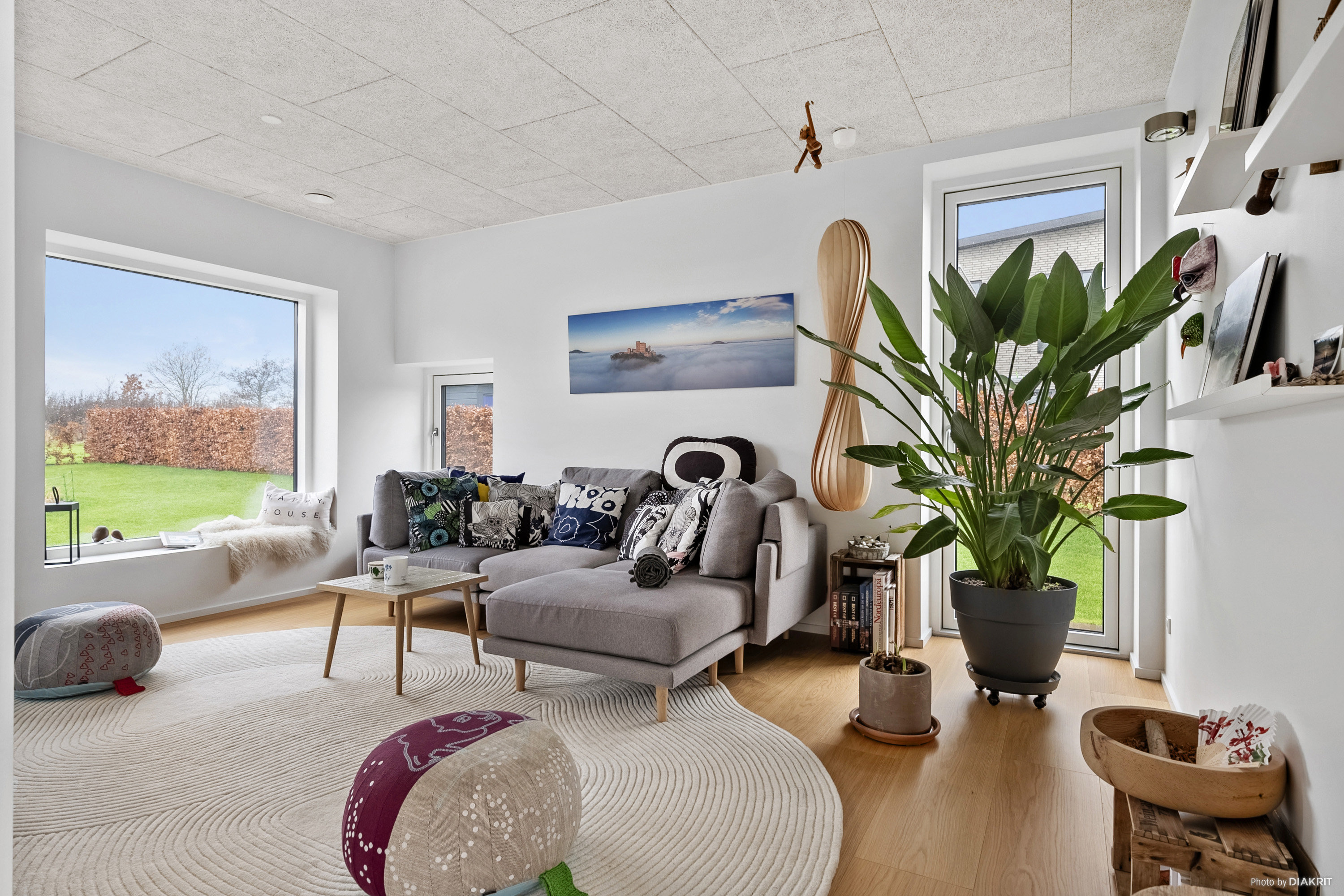 Fremhævet stue billede i fuldskærmstilstand. Billede af Hou Strandpark 39, Hou, 8300 Odder