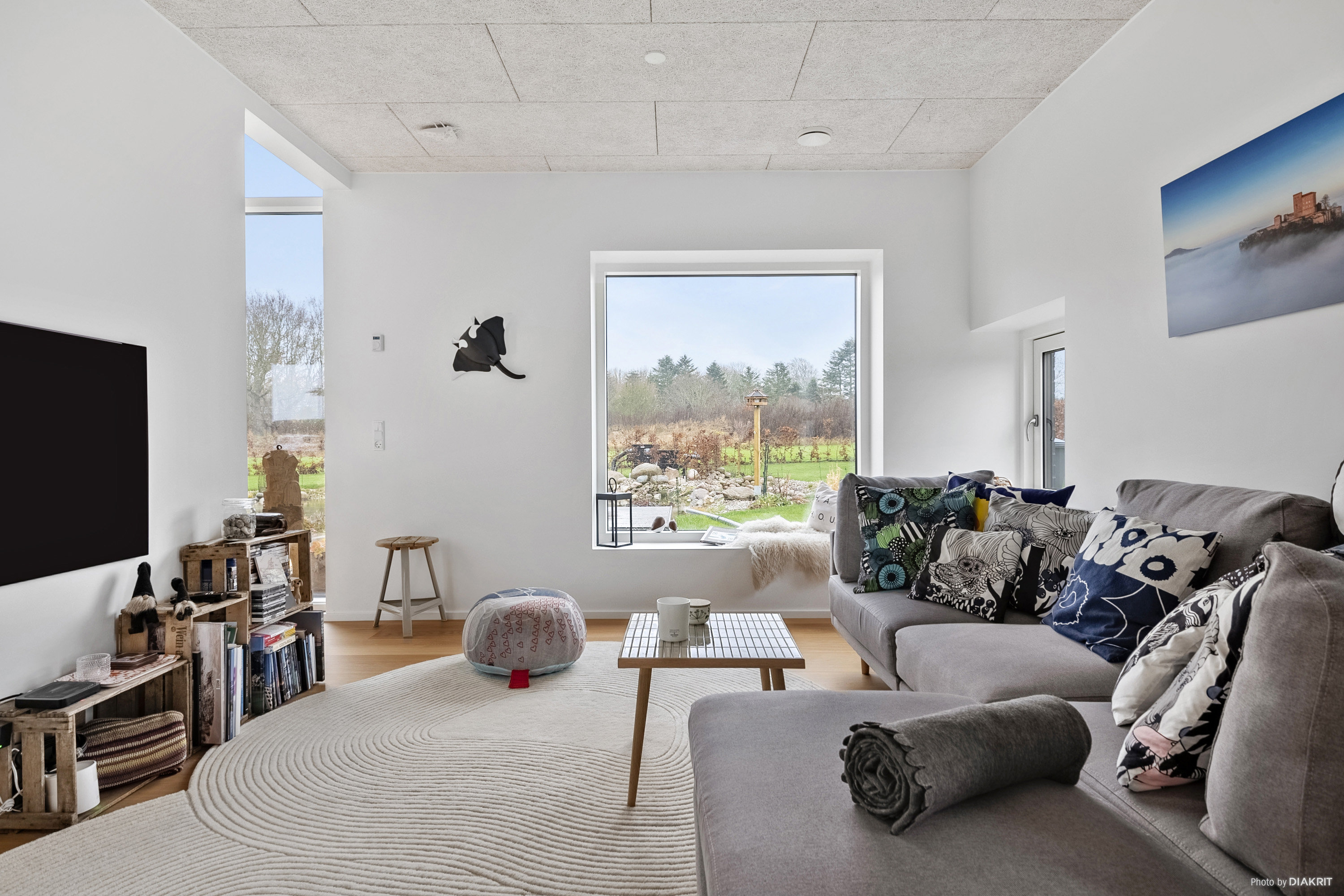 Fremhævet stue billede i fuldskærmstilstand. Billede af Hou Strandpark 39, Hou, 8300 Odder