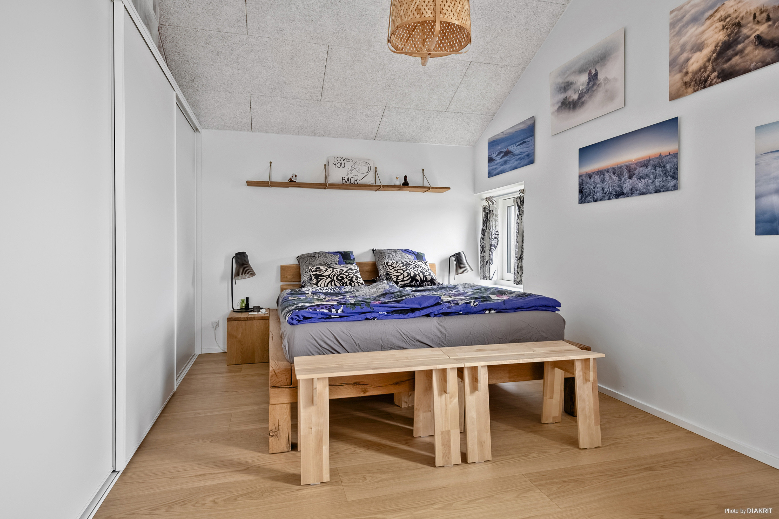 Fremhævet soveværelse billede i fuldskærmstilstand. Billede af Hou Strandpark 39, Hou, 8300 Odder